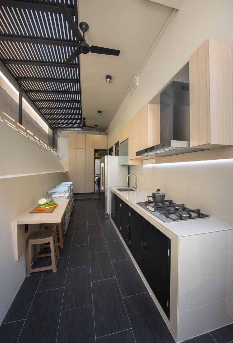 Mediterranean, Rustic, Scandinavian Design - Kitchen - Landed House - Design by Space Vision Design Pte Ltd