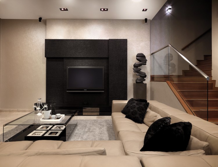 Contemporary, Modern Design - Living Room - Landed House - Design by Space Vision Design Pte Ltd