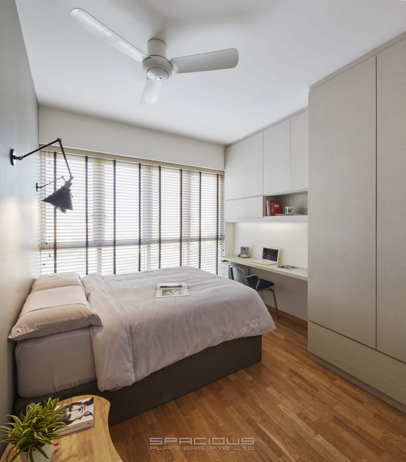 Country, Industrial, Scandinavian Design - Bedroom - Condominium - Design by Spacious Planners Pte Ltd