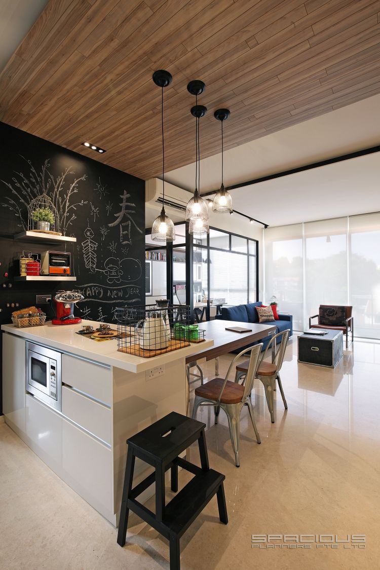 Eclectic, Industrial, Resort Design - Dining Room - Condominium - Design by Spacious Planners Pte Ltd