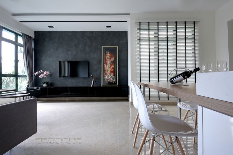 Contemporary Design - Living Room - Condominium - Design by Spacious Planners Pte Ltd