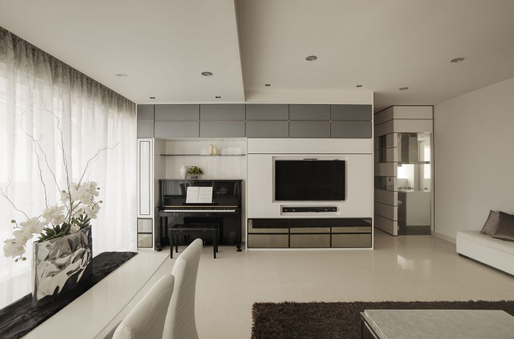 Modern, Scandinavian Design - Living Room - Condominium - Design by Spacious Planners Pte Ltd