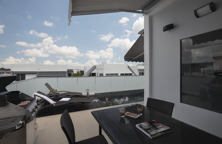 Modern, Scandinavian Design - Balcony - Condominium - Design by Spacious Planners Pte Ltd