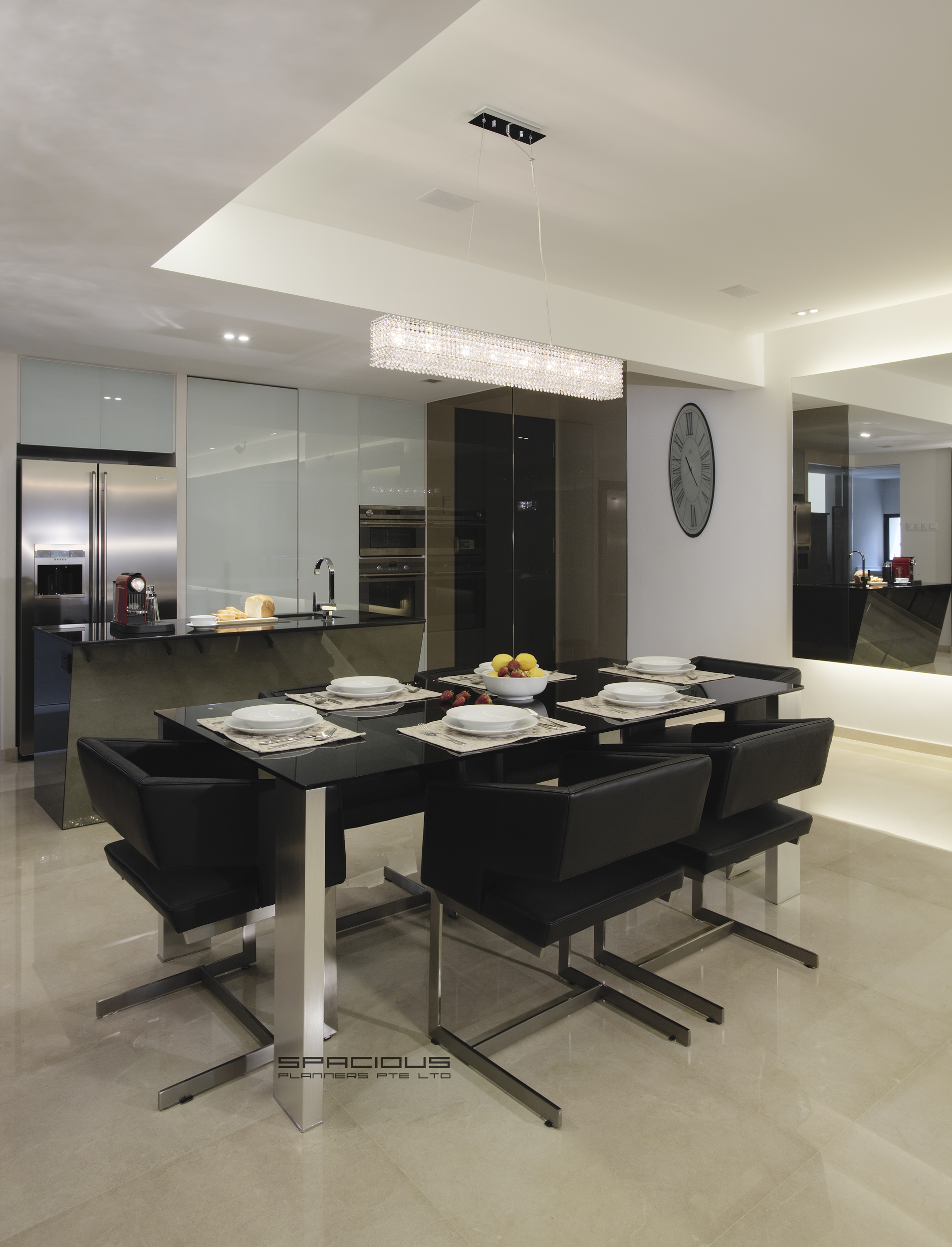 Modern, Resort Design - Dining Room - Condominium - Design by Spacious Planners Pte Ltd