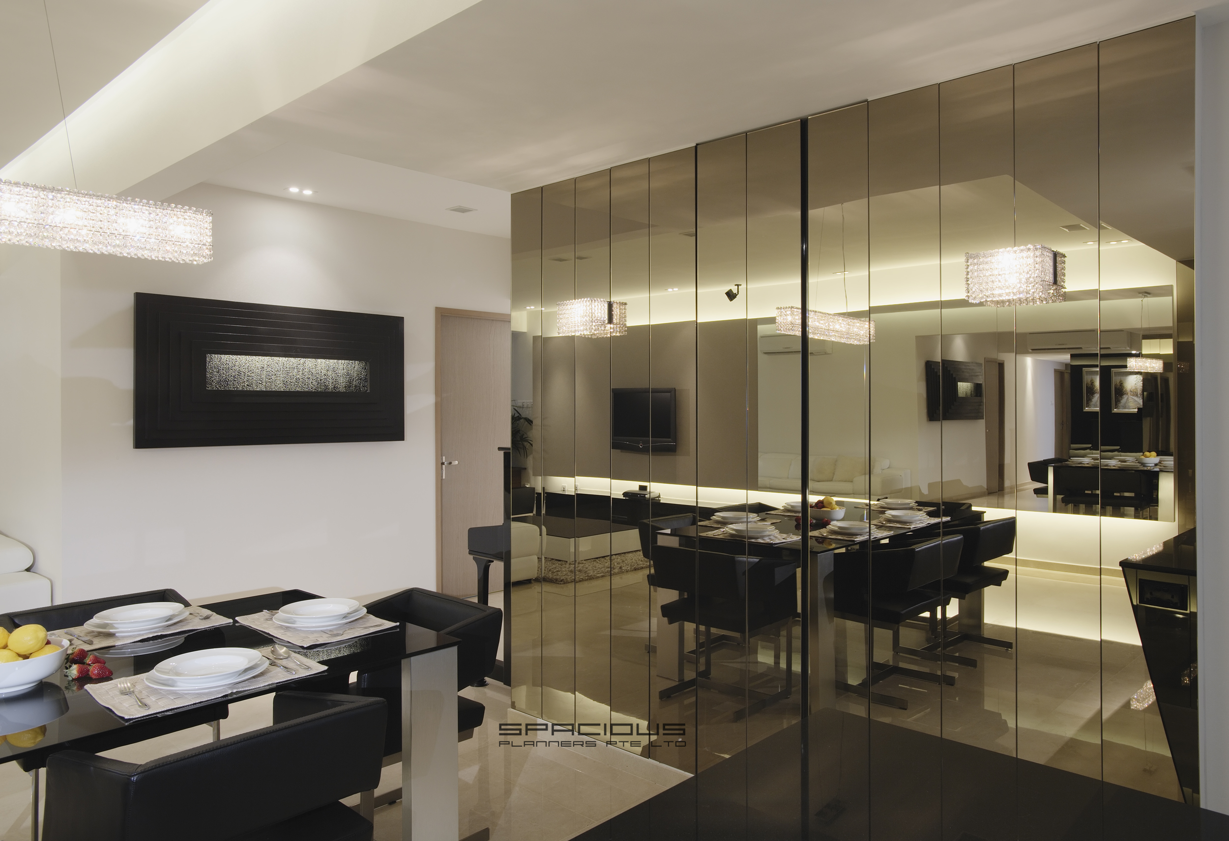 Modern, Resort Design - Dining Room - Condominium - Design by Spacious Planners Pte Ltd