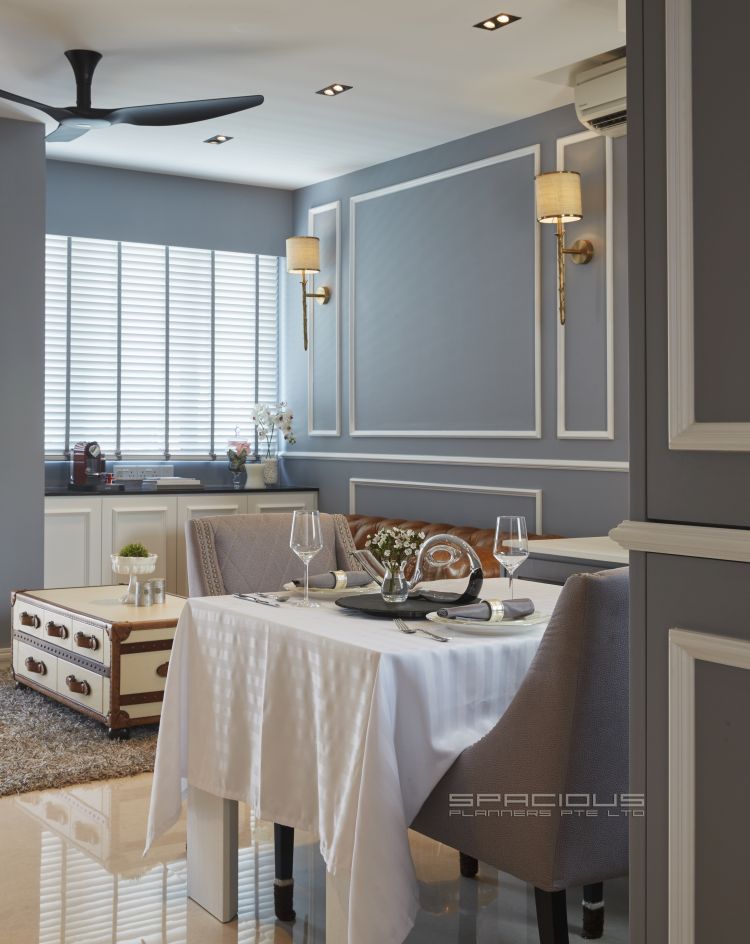Classical, Modern, Victorian Design - Dining Room - Condominium - Design by Spacious Planners Pte Ltd