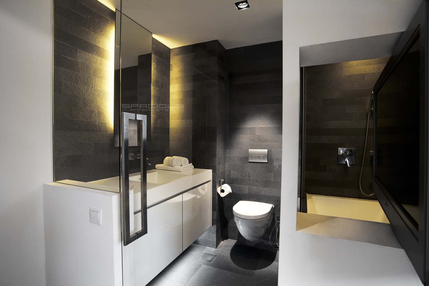 Contemporary, Modern Design - Bathroom - Condominium - Design by Spacious Planners Pte Ltd