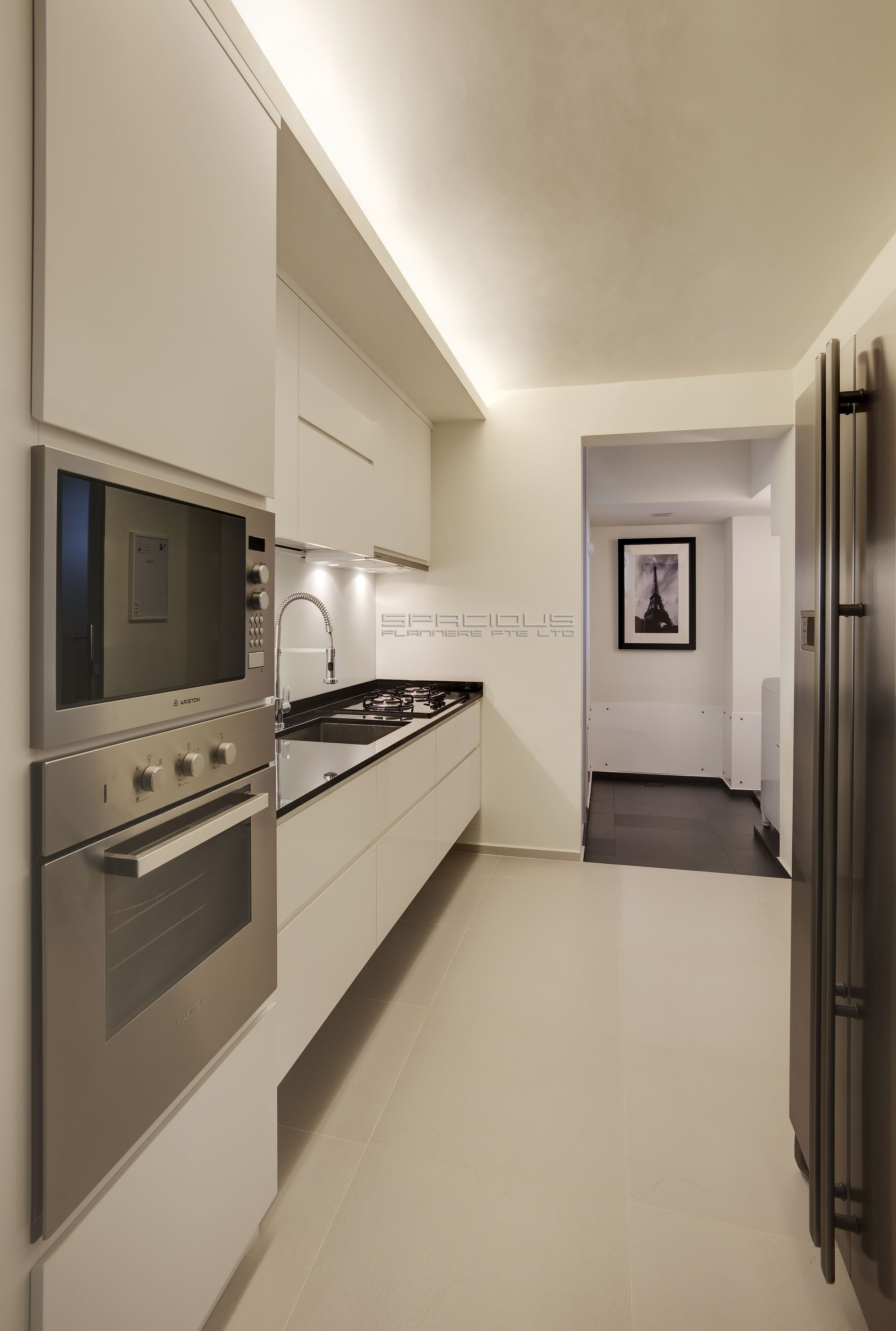 Minimalist, Modern Design - Kitchen - HDB 5 Room - Design by Spacious Planners Pte Ltd