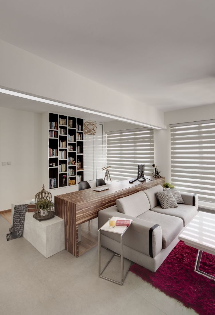 Contemporary, Minimalist, Scandinavian Design - Study Room - HDB 4 Room - Design by Spacious Planners Pte Ltd