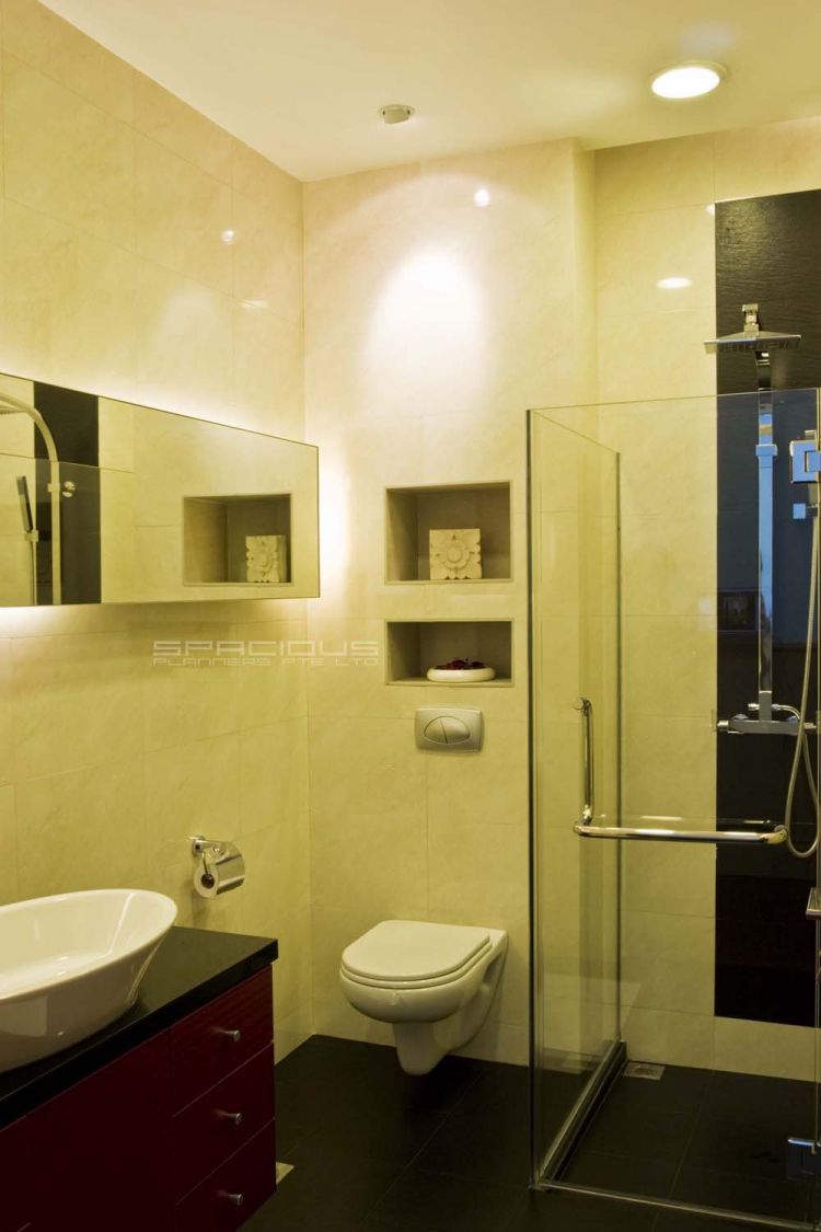 Resort, Tropical Design - Bathroom - Landed House - Design by Spacious Planners Pte Ltd