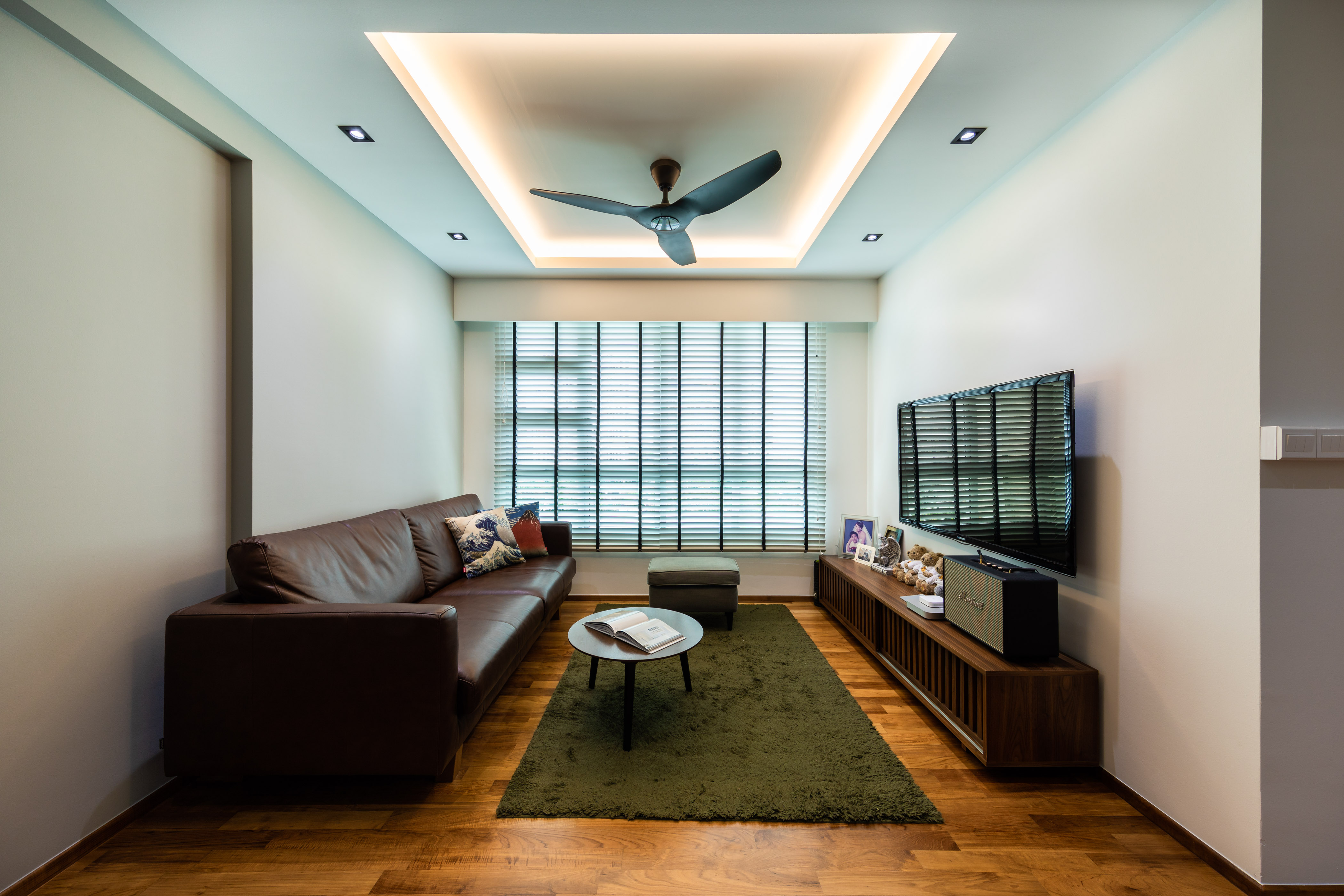 Contemporary, Modern Design - Living Room - HDB 4 Room - Design by Spacious Planners Pte Ltd