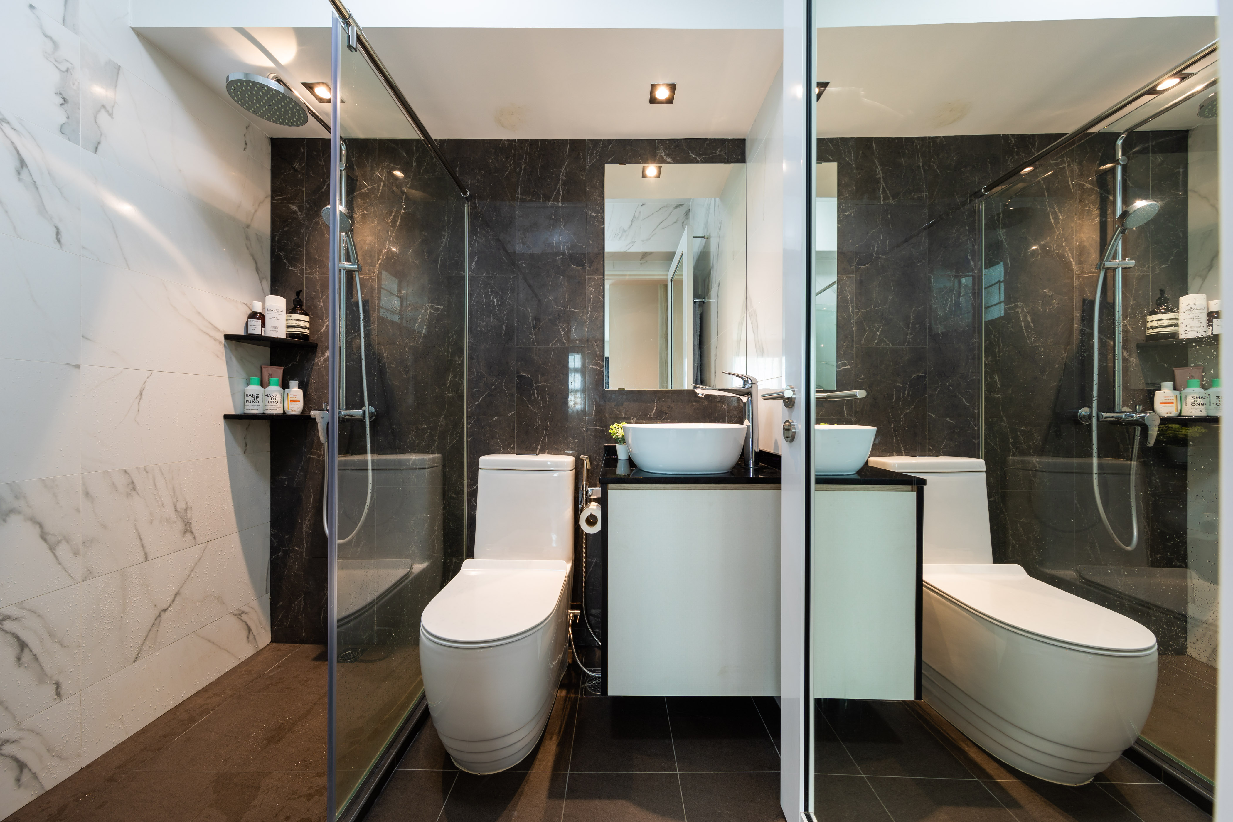 Contemporary, Modern Design - Bathroom - HDB 4 Room - Design by Spacious Planners Pte Ltd