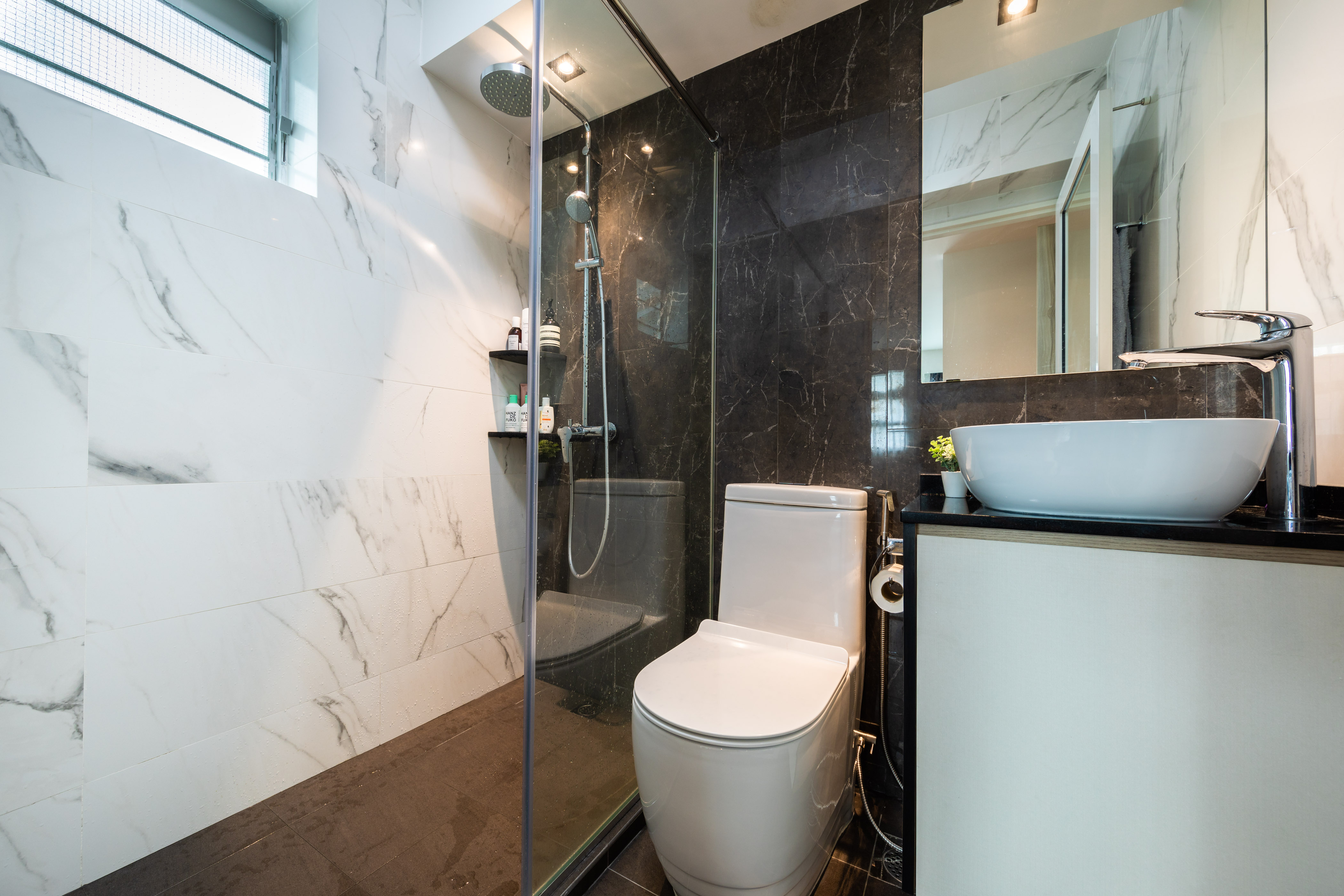 Contemporary, Modern Design - Bathroom - HDB 4 Room - Design by Spacious Planners Pte Ltd
