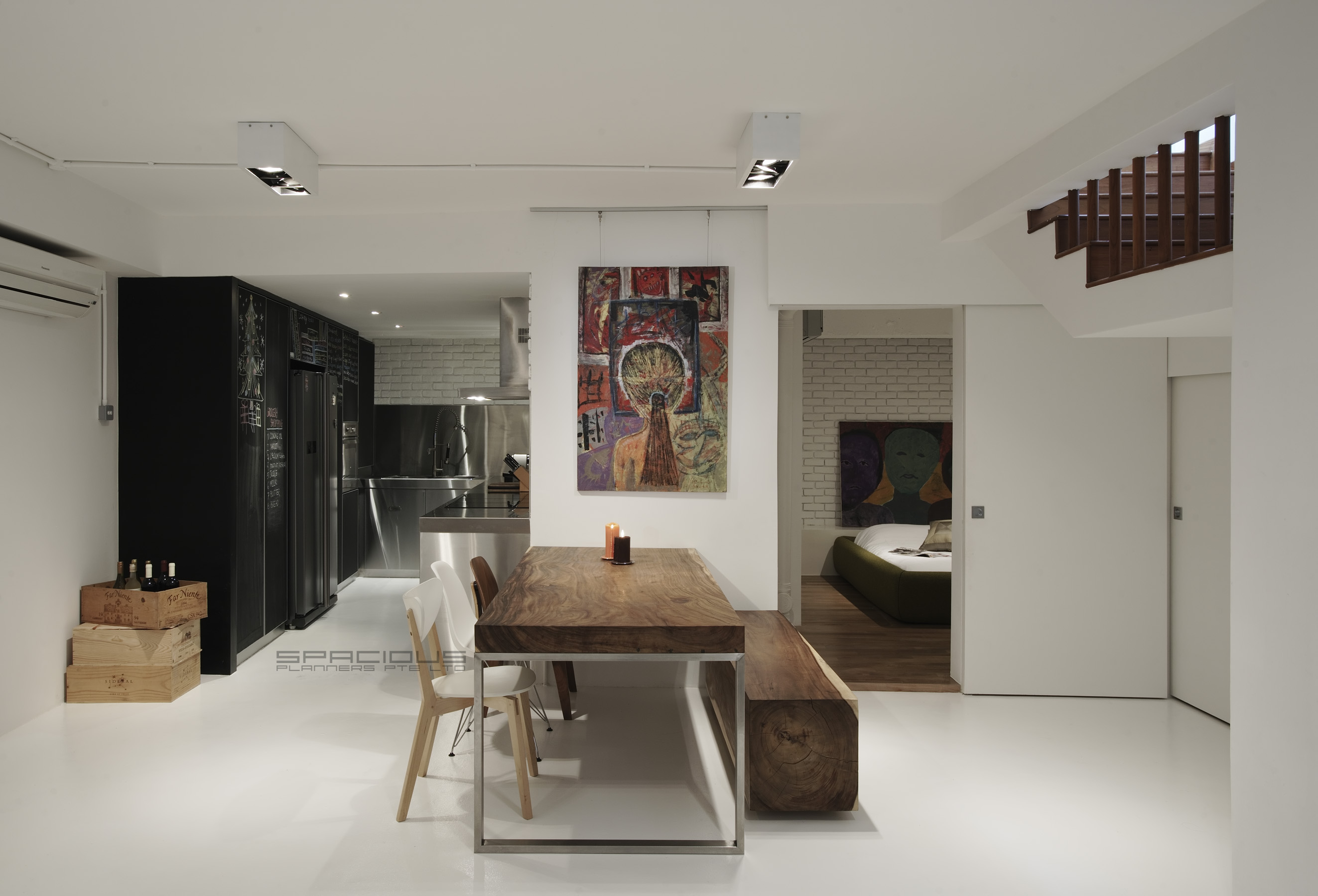 Eclectic, Minimalist, Modern Design - Dining Room - Landed House - Design by Spacious Planners Pte Ltd