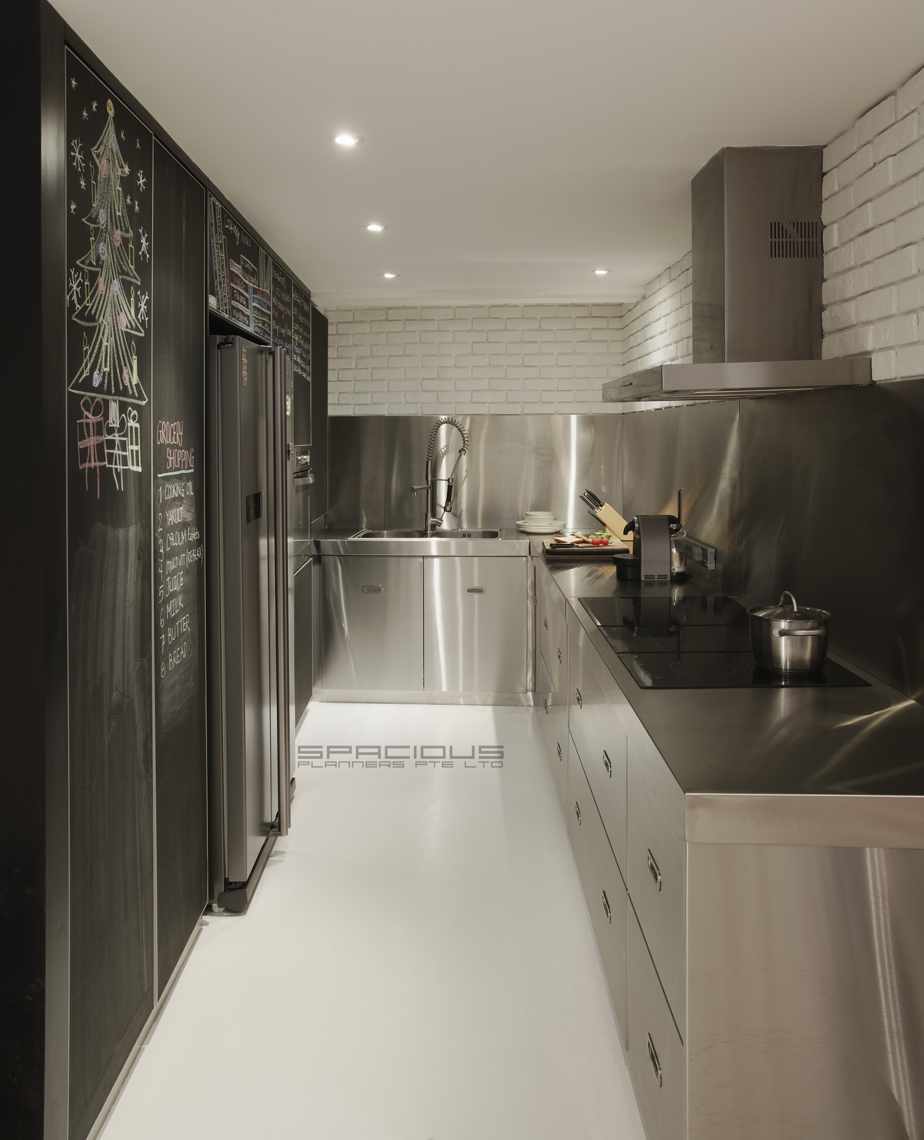 Eclectic, Minimalist, Modern Design - Kitchen - Landed House - Design by Spacious Planners Pte Ltd