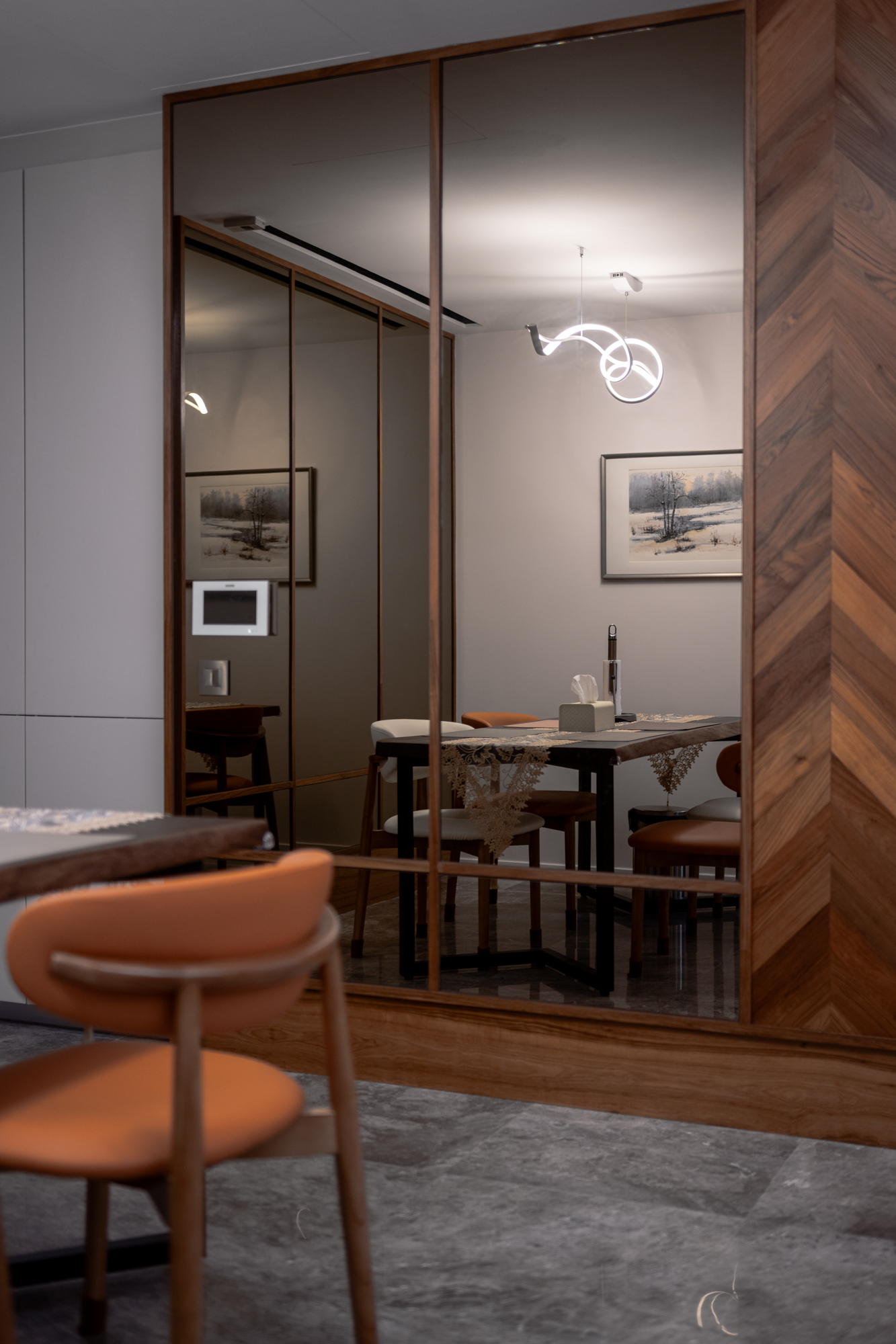 Modern Design - Dining Room - Condominium - Design by Spruce Interiors