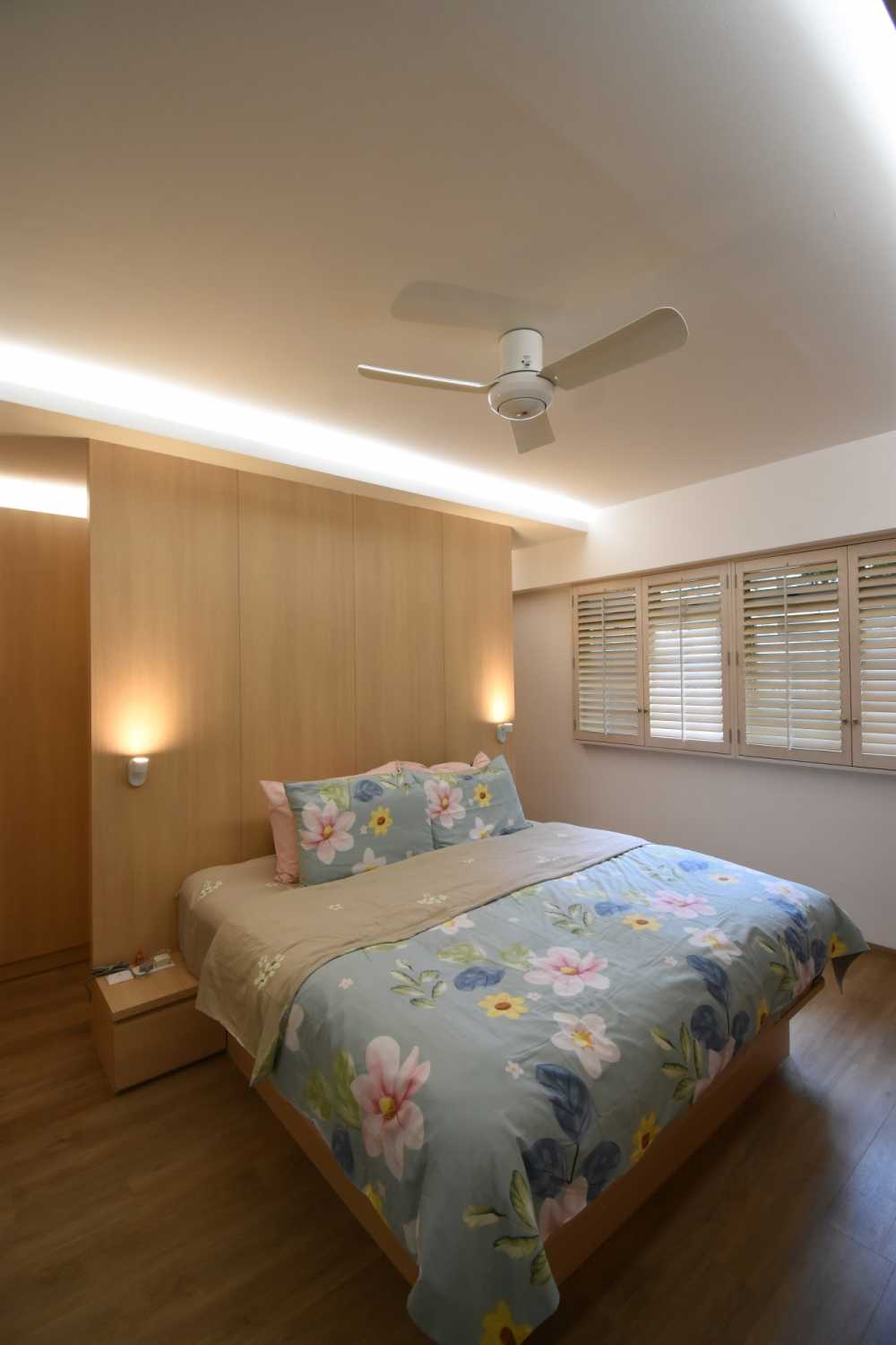 Scandinavian Design - Bedroom - HDB 4 Room - Design by Spruce Interiors