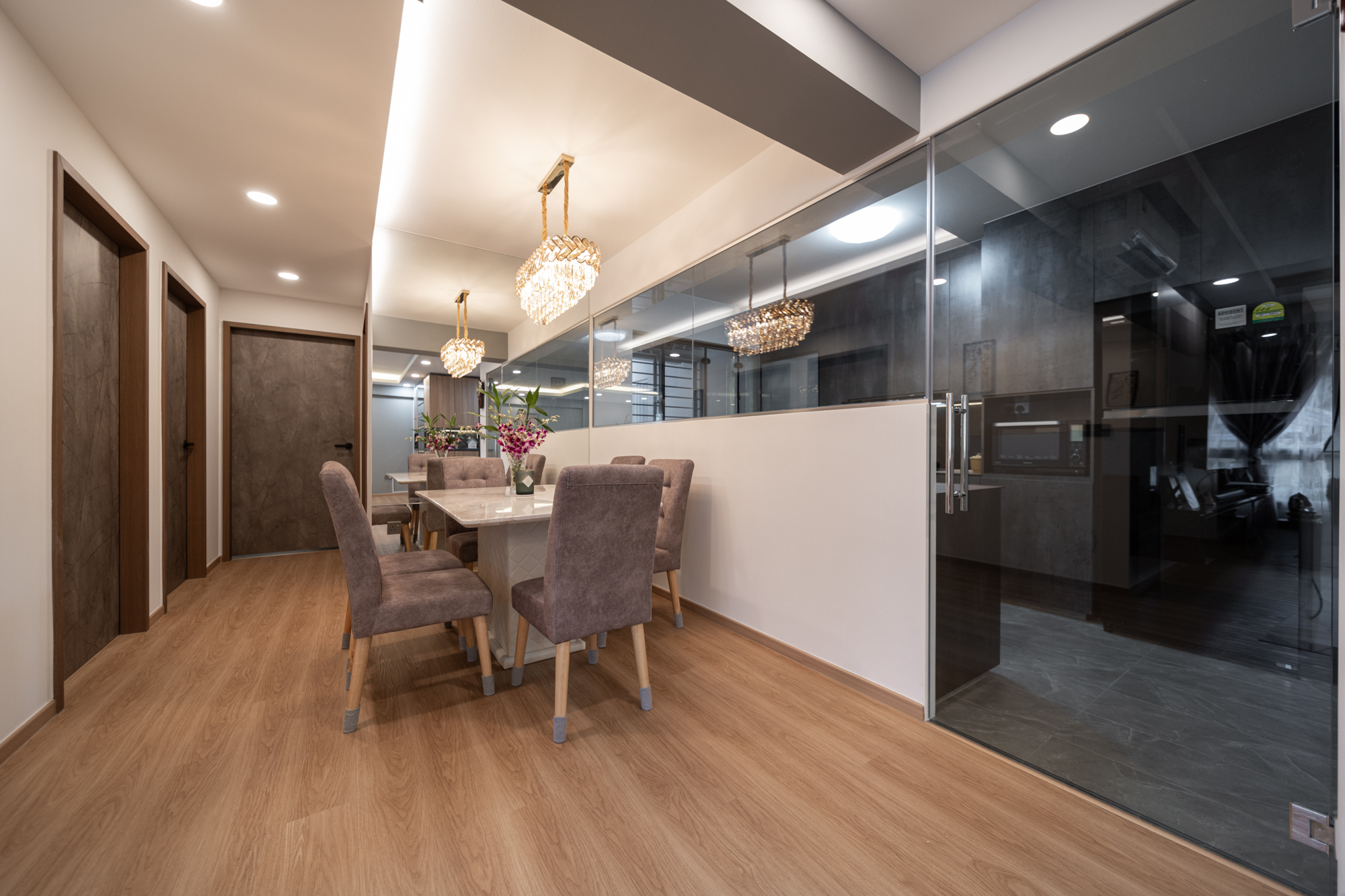 Modern Design - Dining Room - HDB 5 Room - Design by Spruce Interiors
