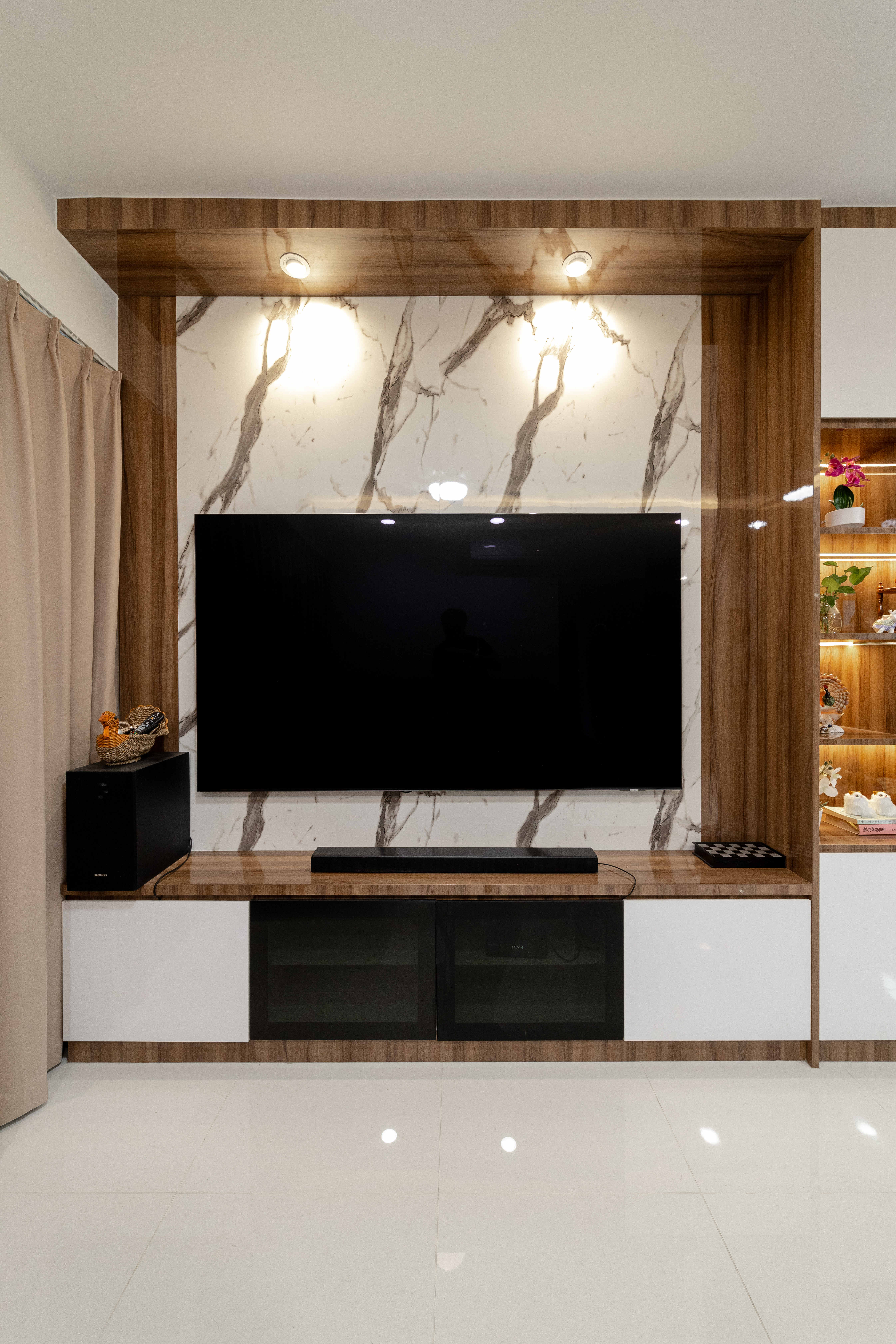 Contemporary Design - Living Room - HDB 4 Room - Design by Spruce Interiors