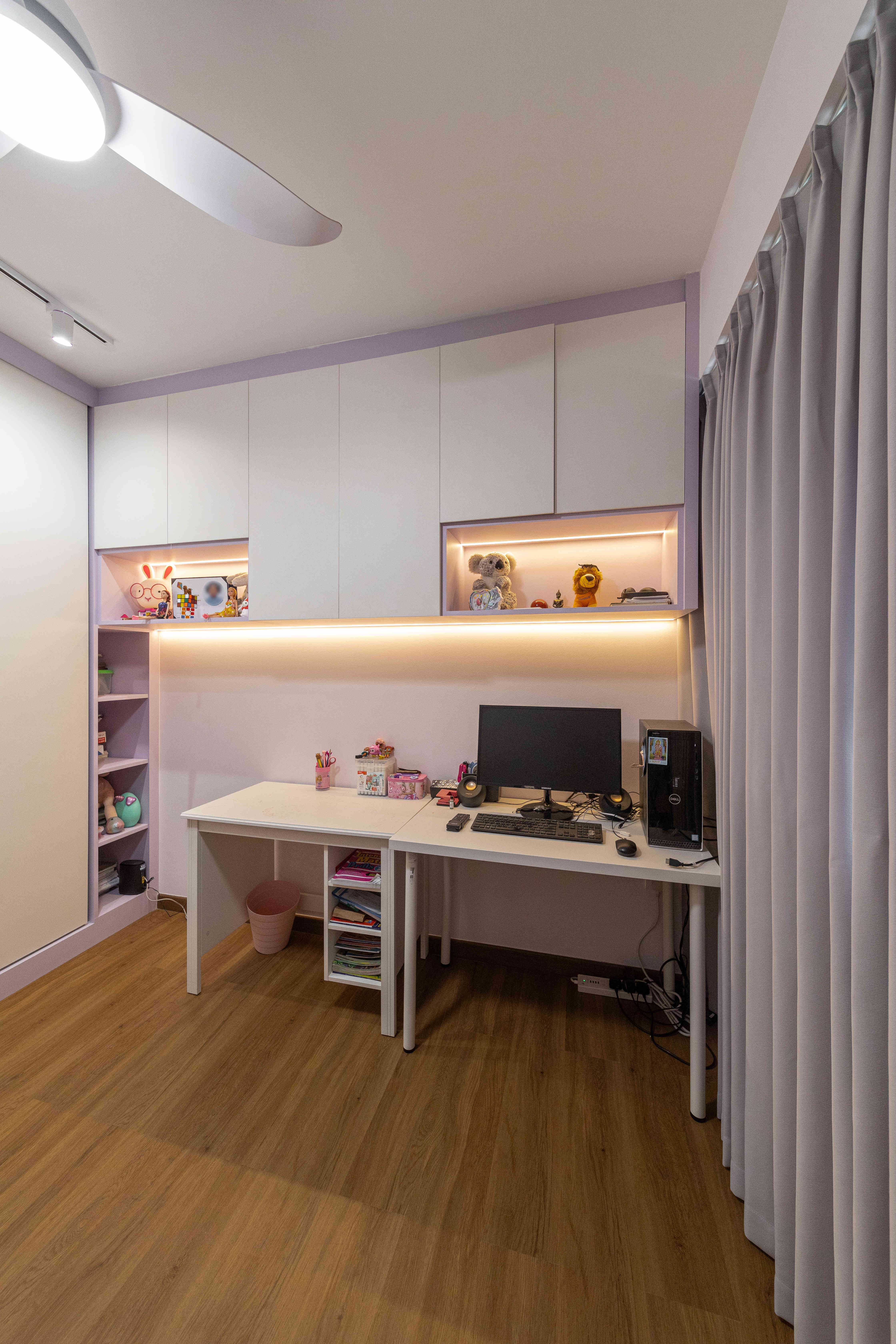 Contemporary Design - Bedroom - HDB 4 Room - Design by Spruce Interiors