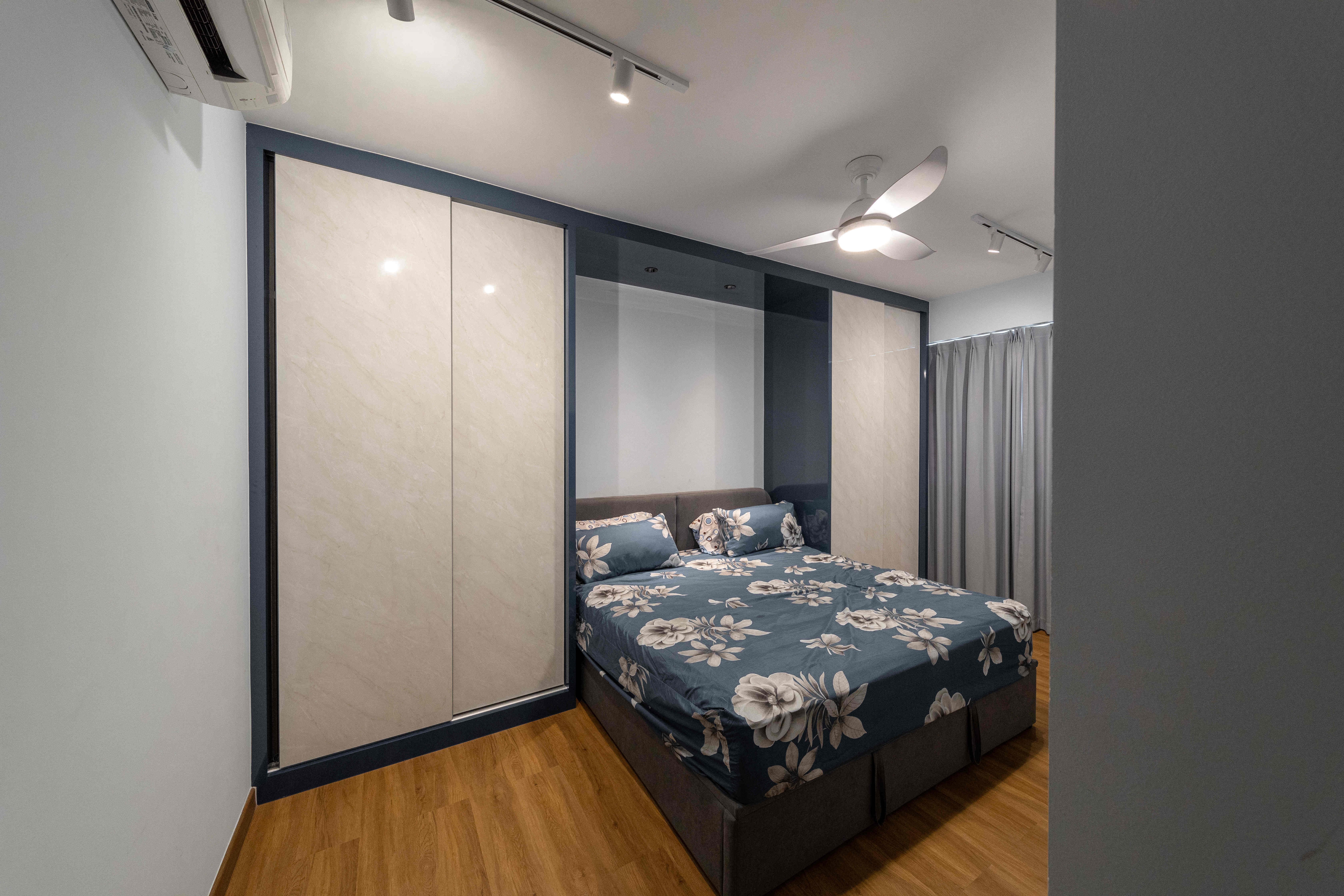 Contemporary Design - Bedroom - HDB 4 Room - Design by Spruce Interiors