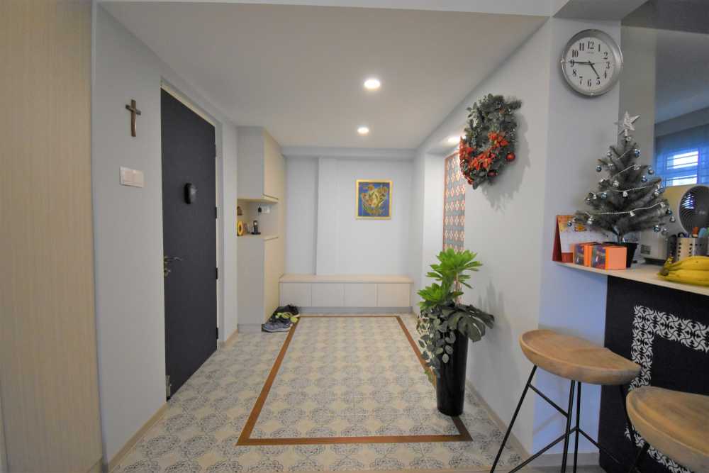 Vintage Design - Living Room - HDB Executive Apartment - Design by Spruce Interiors