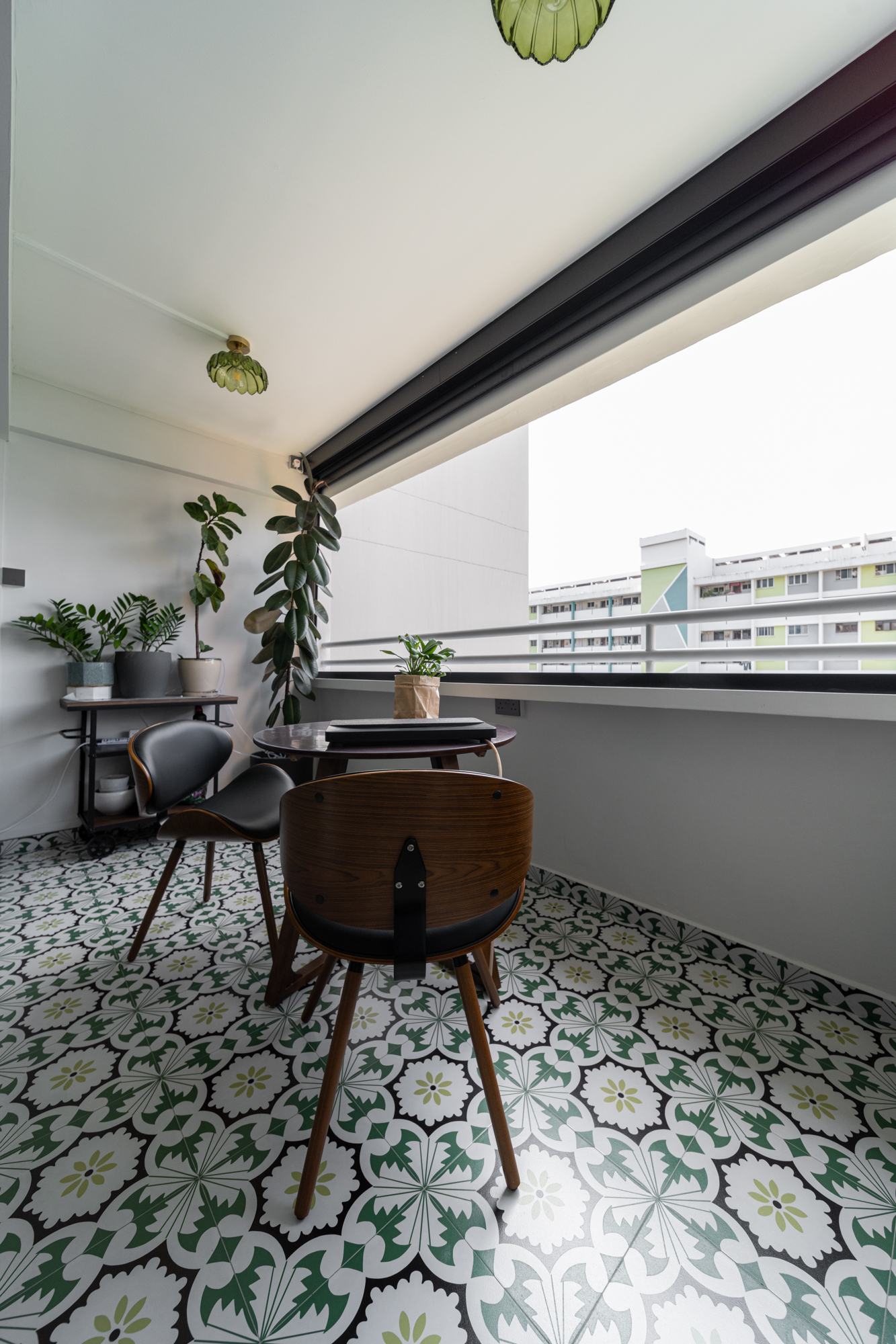 Contemporary Design - Balcony - HDB 5 Room - Design by Spruce Interiors