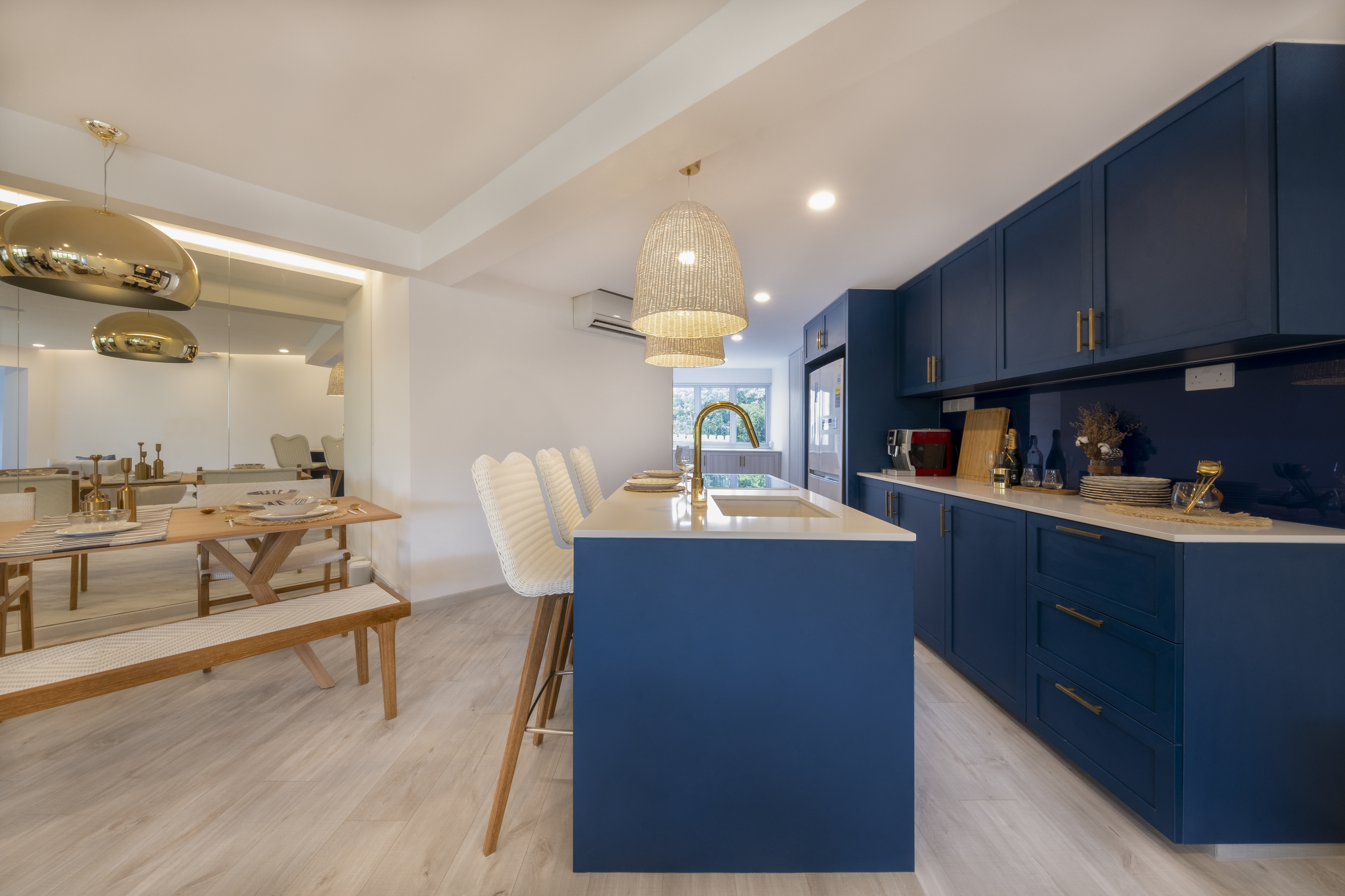 Tropical Design - Kitchen - HDB 4 Room - Design by Starry Homestead Pte Ltd