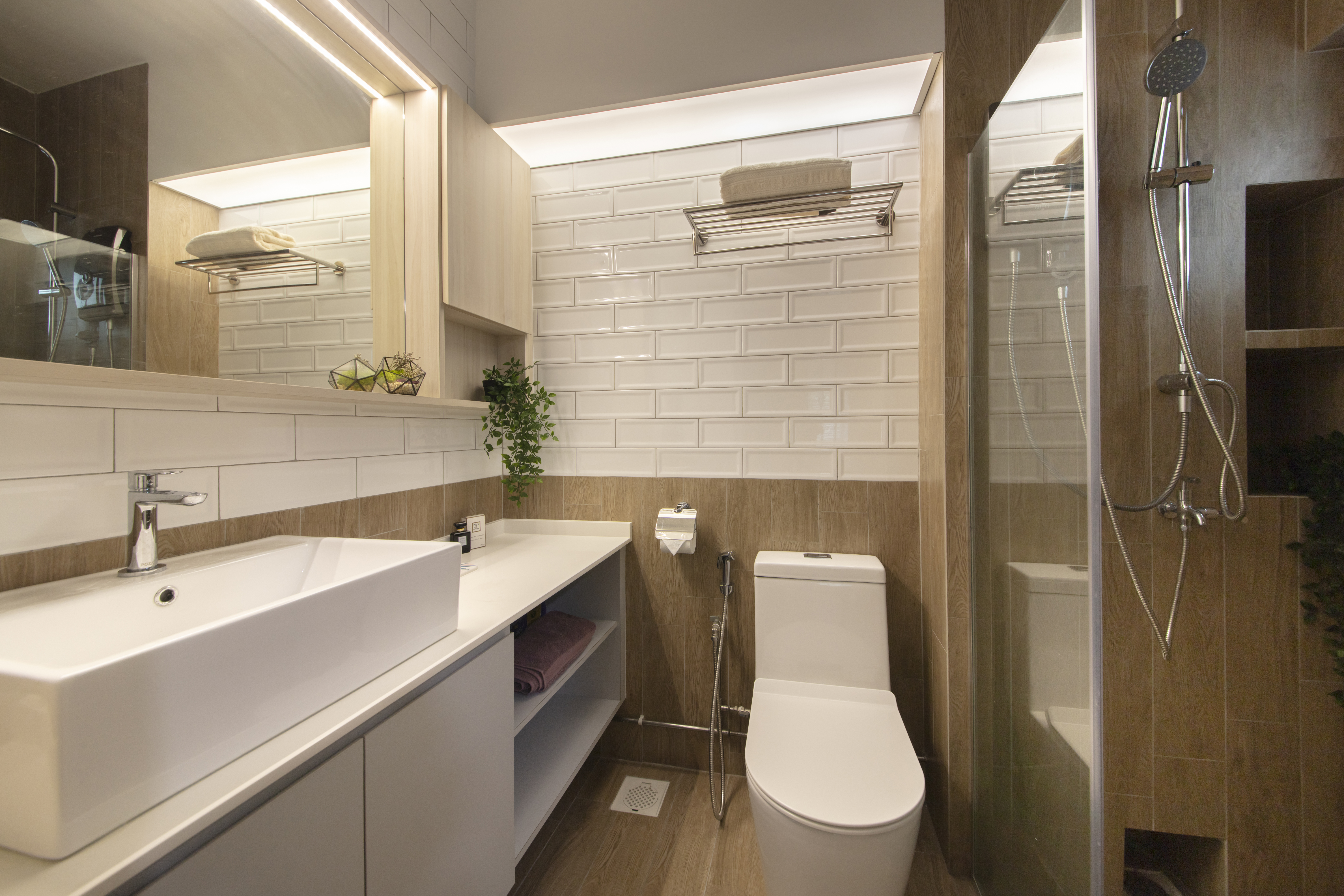 Scandinavian Design - Bathroom - HDB 5 Room - Design by Starry Homestead Pte Ltd