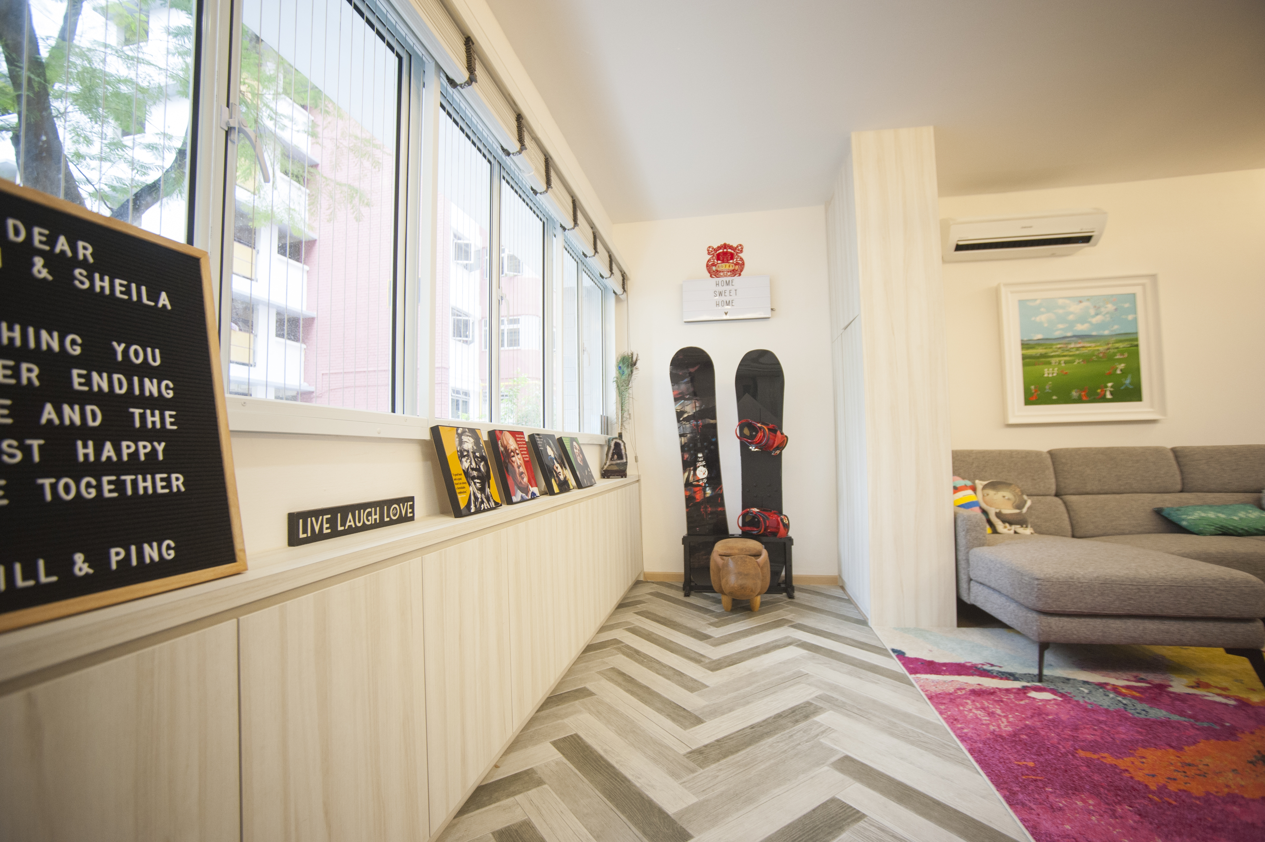 Scandinavian Design - Living Room - HDB 5 Room - Design by Starry Homestead Pte Ltd