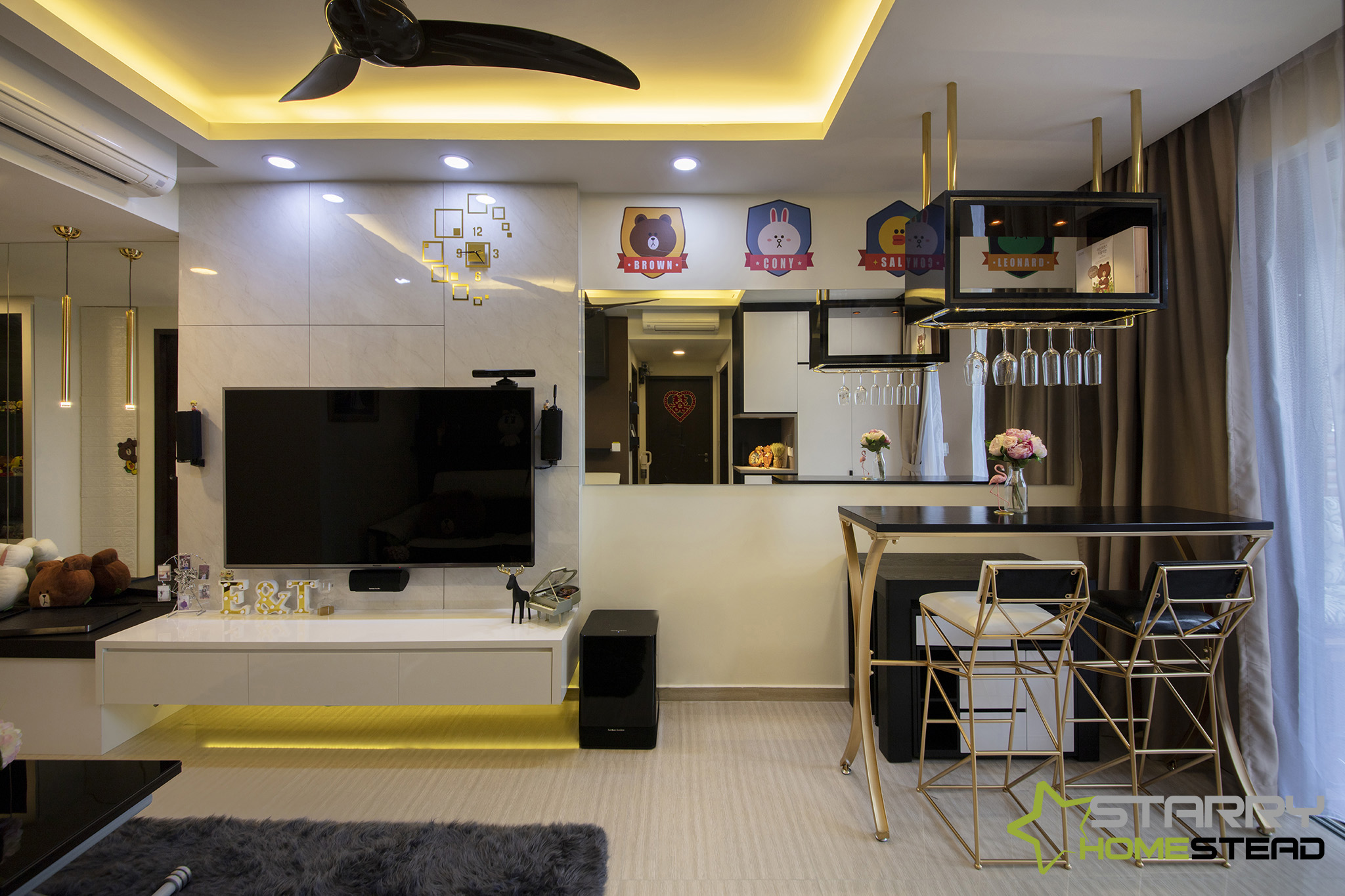 Contemporary, Modern Design - Living Room - Condominium - Design by Starry Homestead Pte Ltd