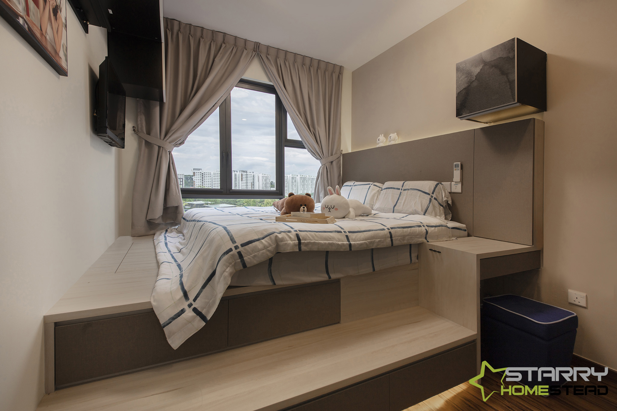 Contemporary, Modern Design - Bedroom - Condominium - Design by Starry Homestead Pte Ltd