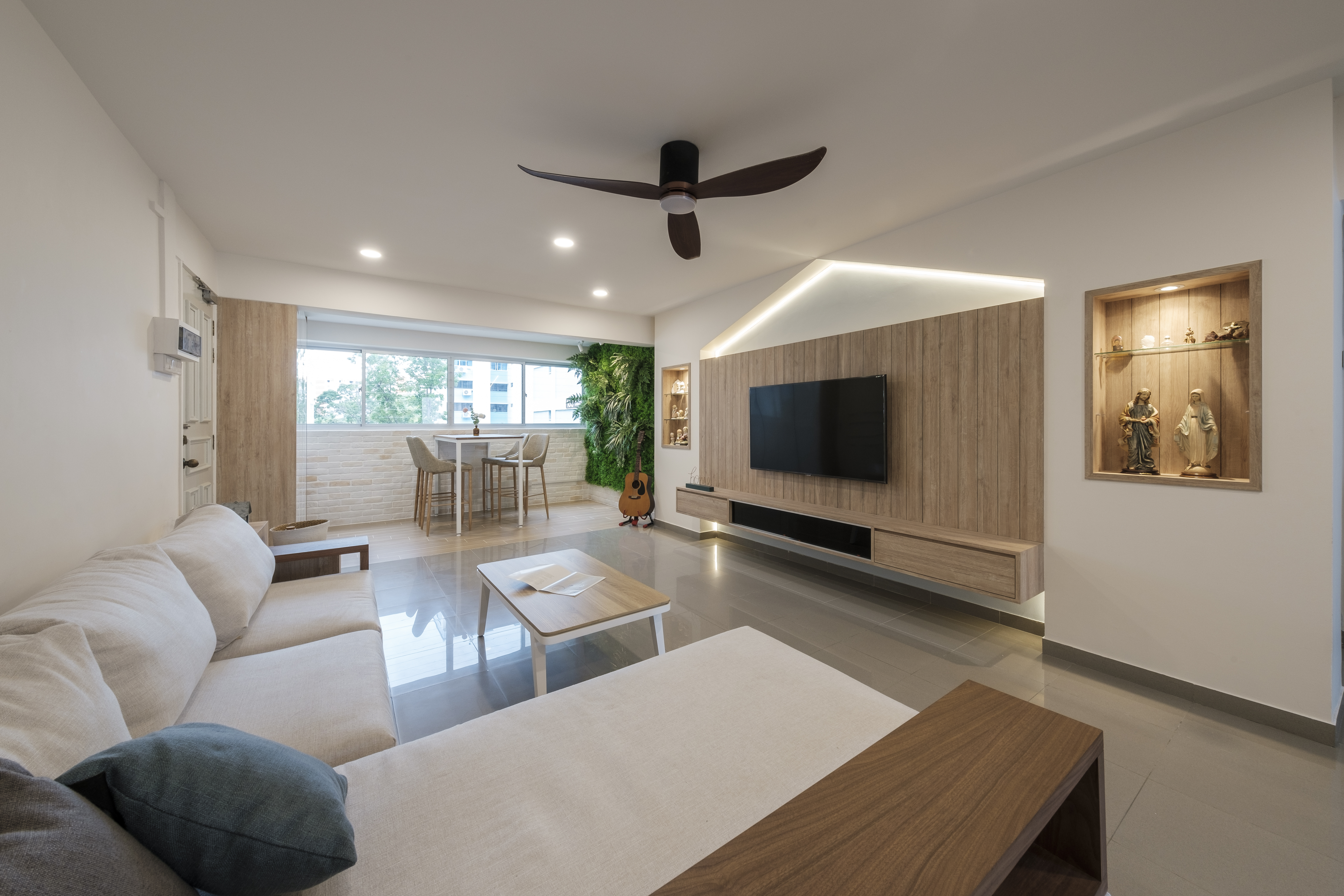 Scandinavian Design - Living Room - HDB 5 Room - Design by Starry Homestead Pte Ltd