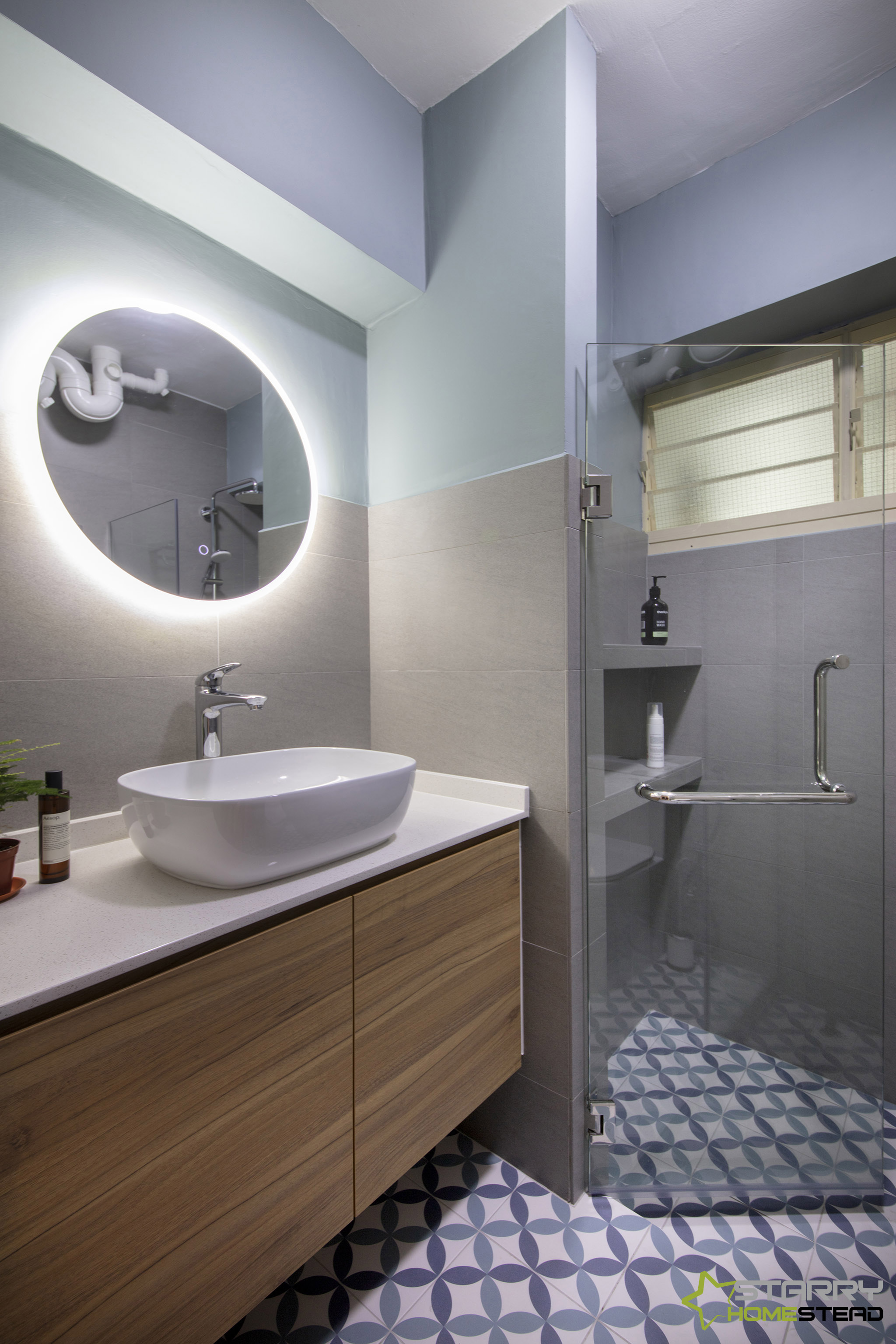 Scandinavian Design - Bathroom - HDB 5 Room - Design by Starry Homestead Pte Ltd