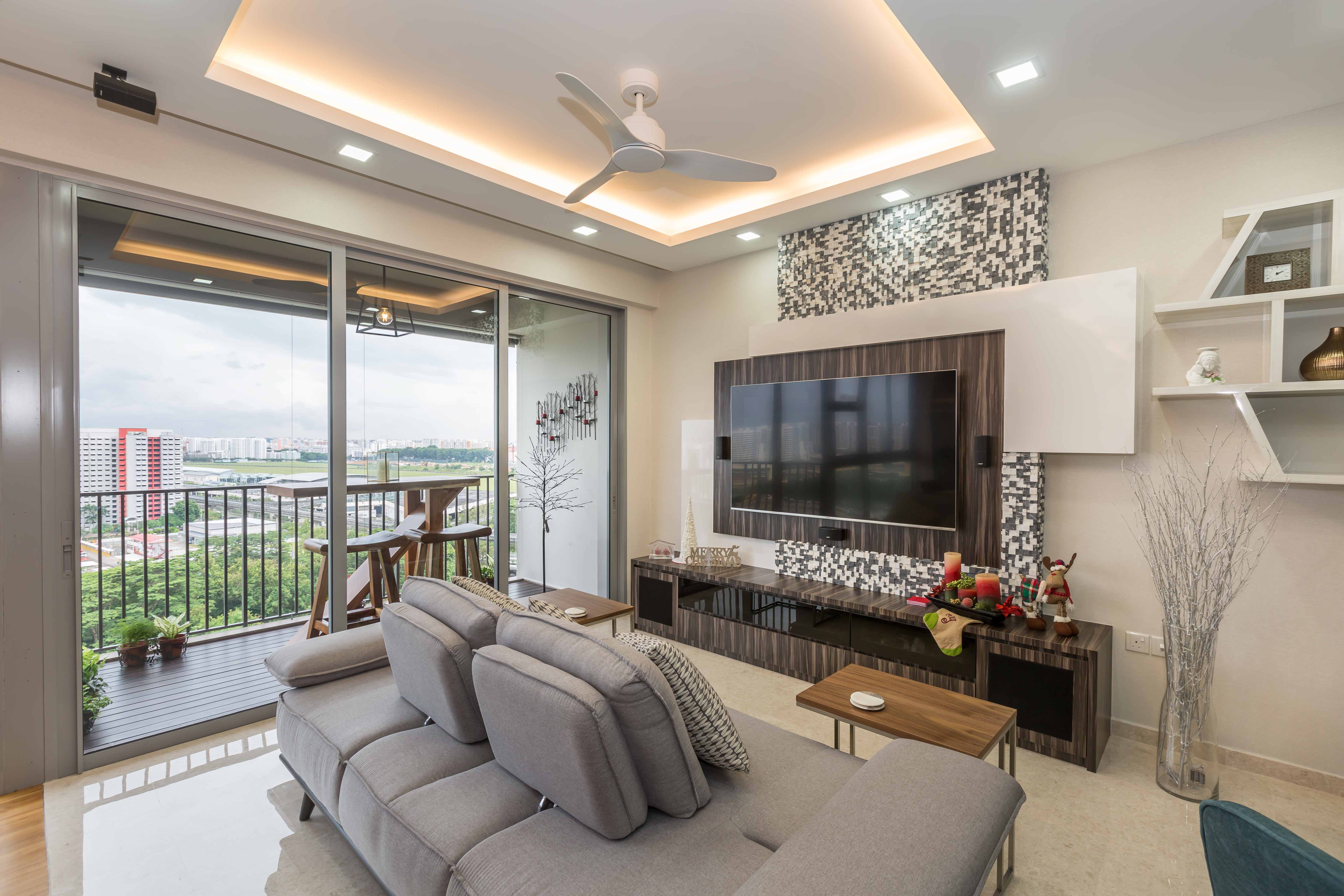 Modern, Rustic Design - Living Room - Condominium - Design by Starry Homestead Pte Ltd