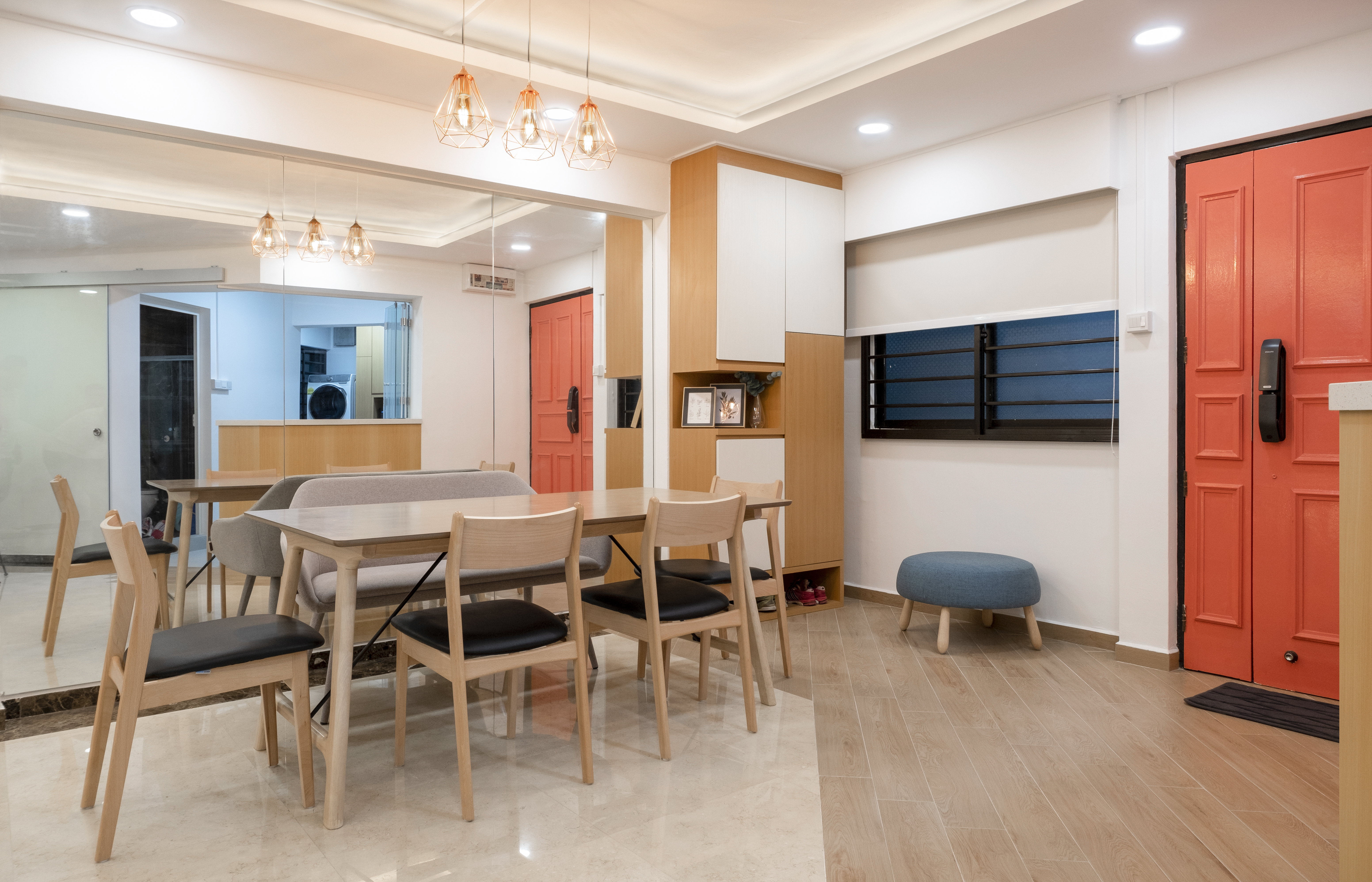 Scandinavian Design - Dining Room - HDB 5 Room - Design by Starry Homestead Pte Ltd