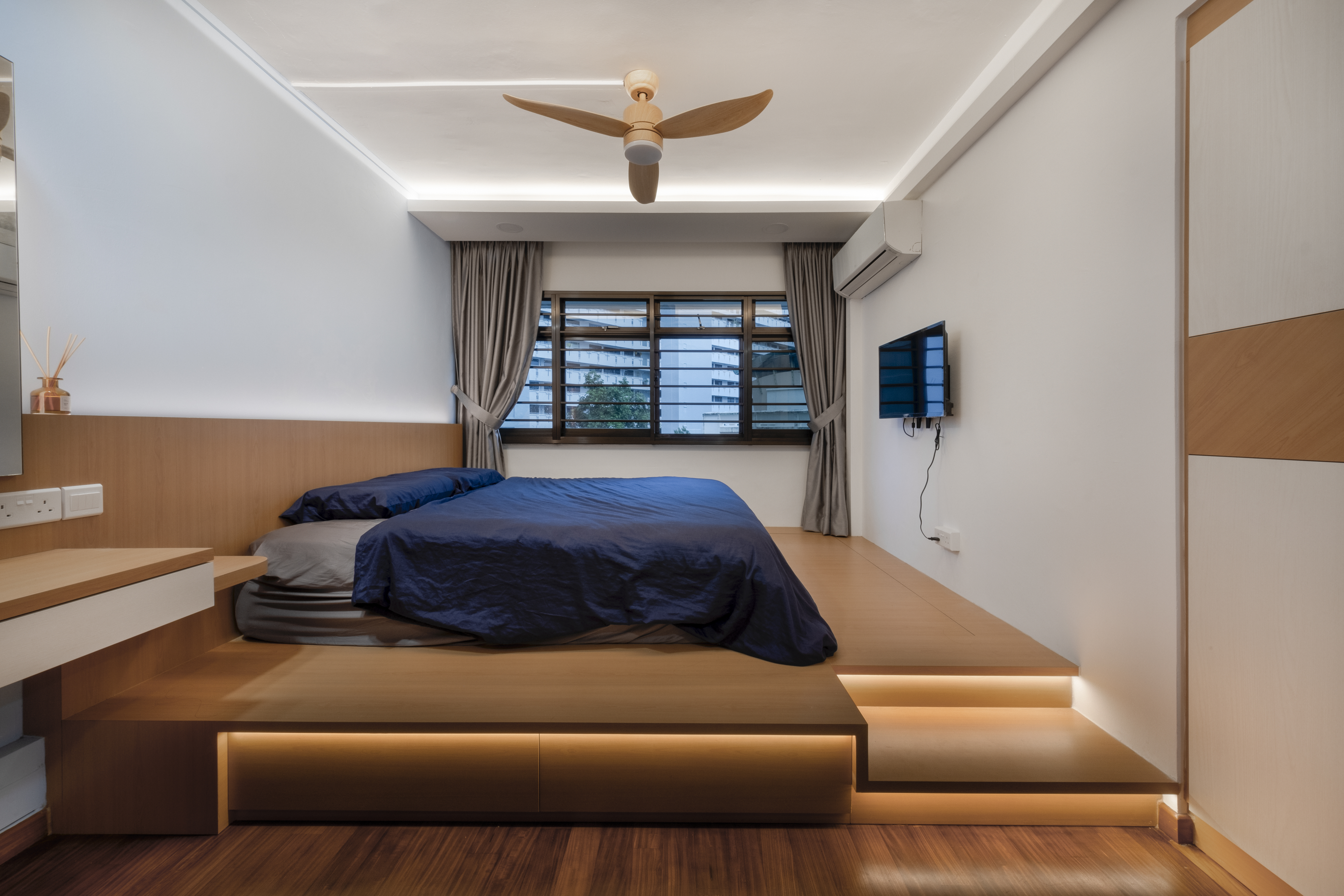 Scandinavian Design - Bedroom - HDB 5 Room - Design by Starry Homestead Pte Ltd