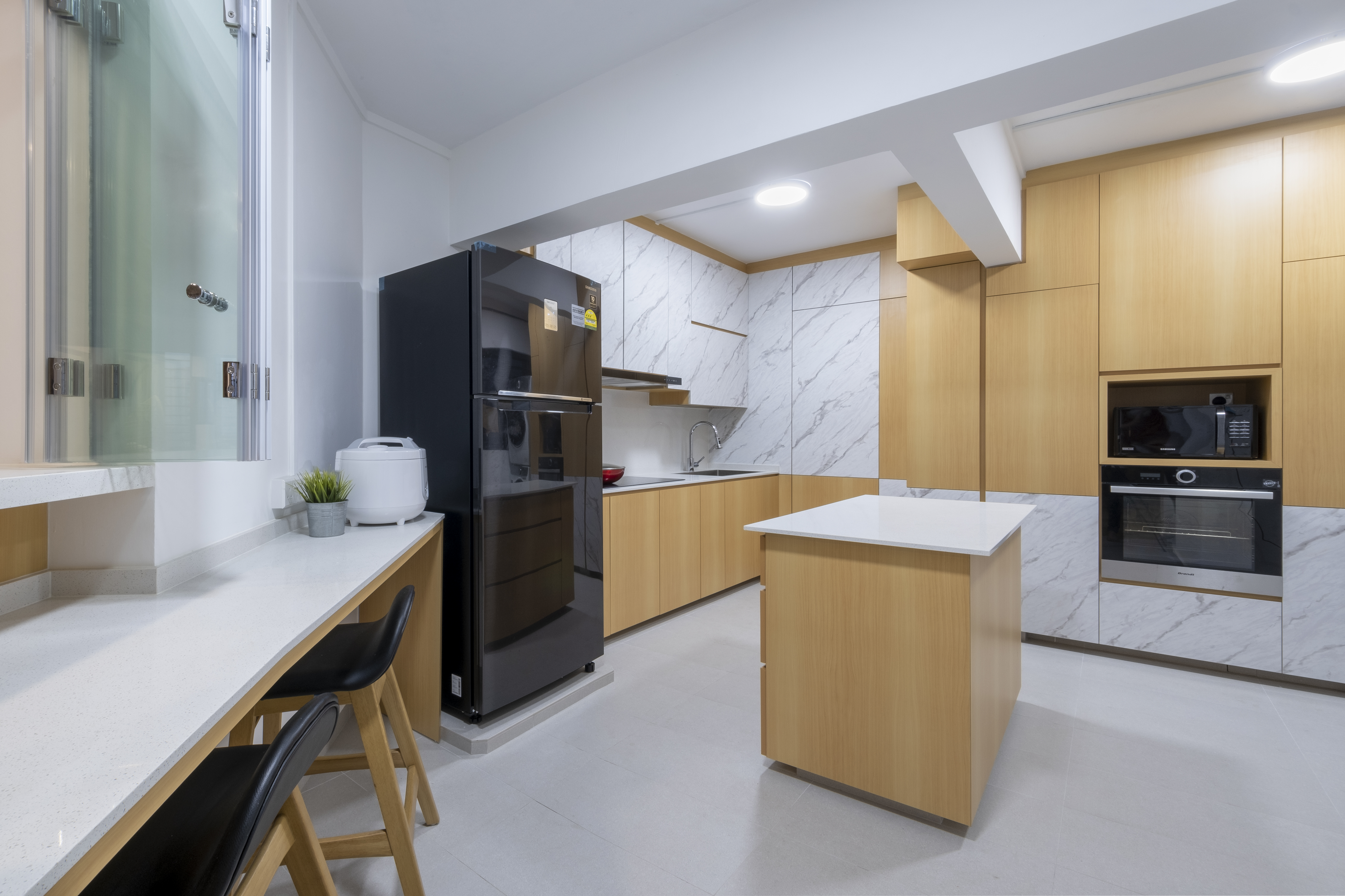 Scandinavian Design - Kitchen - HDB 5 Room - Design by Starry Homestead Pte Ltd