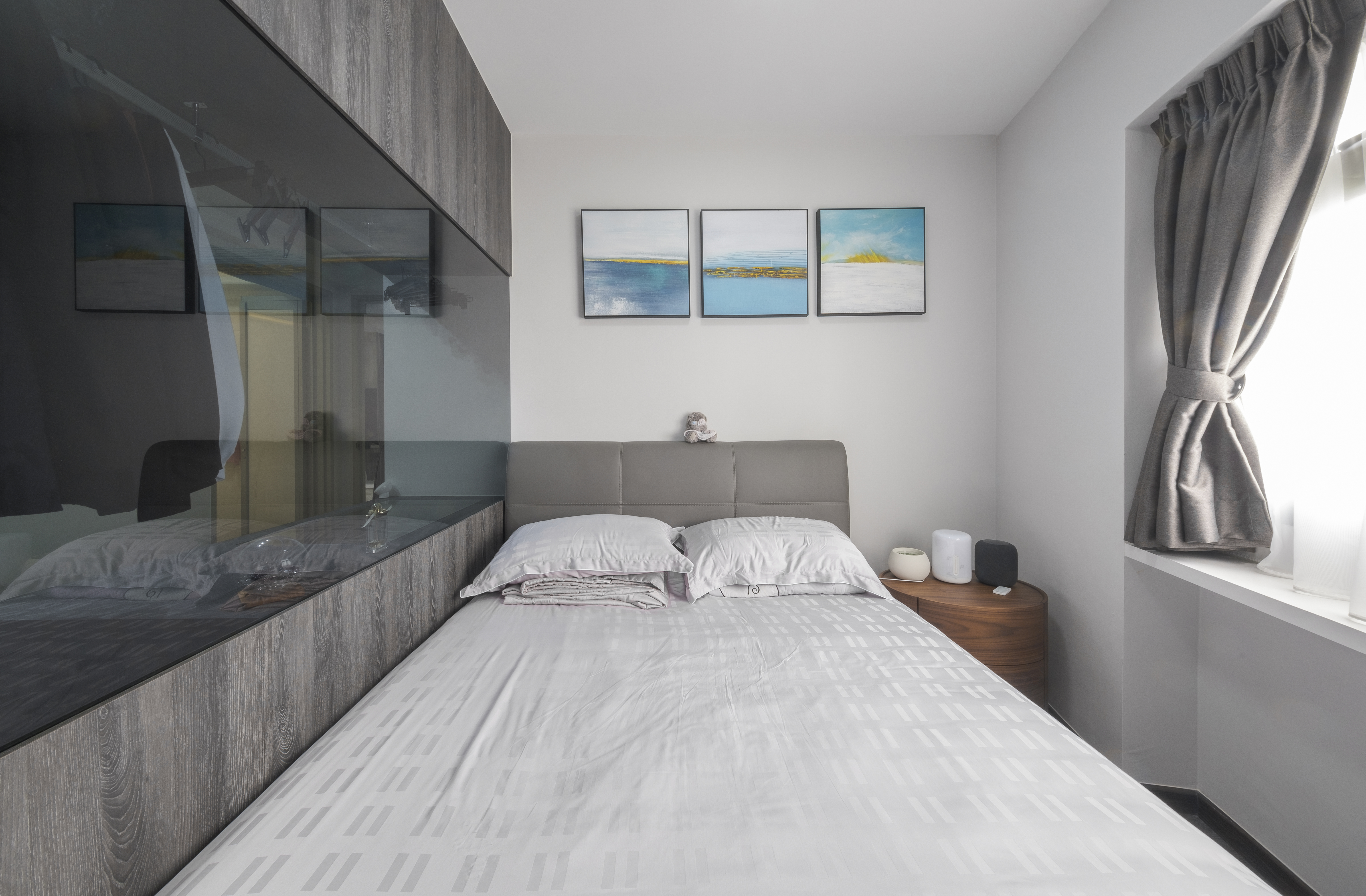 Industrial, Minimalist Design - Bedroom - HDB 3 Room - Design by Starry Homestead Pte Ltd