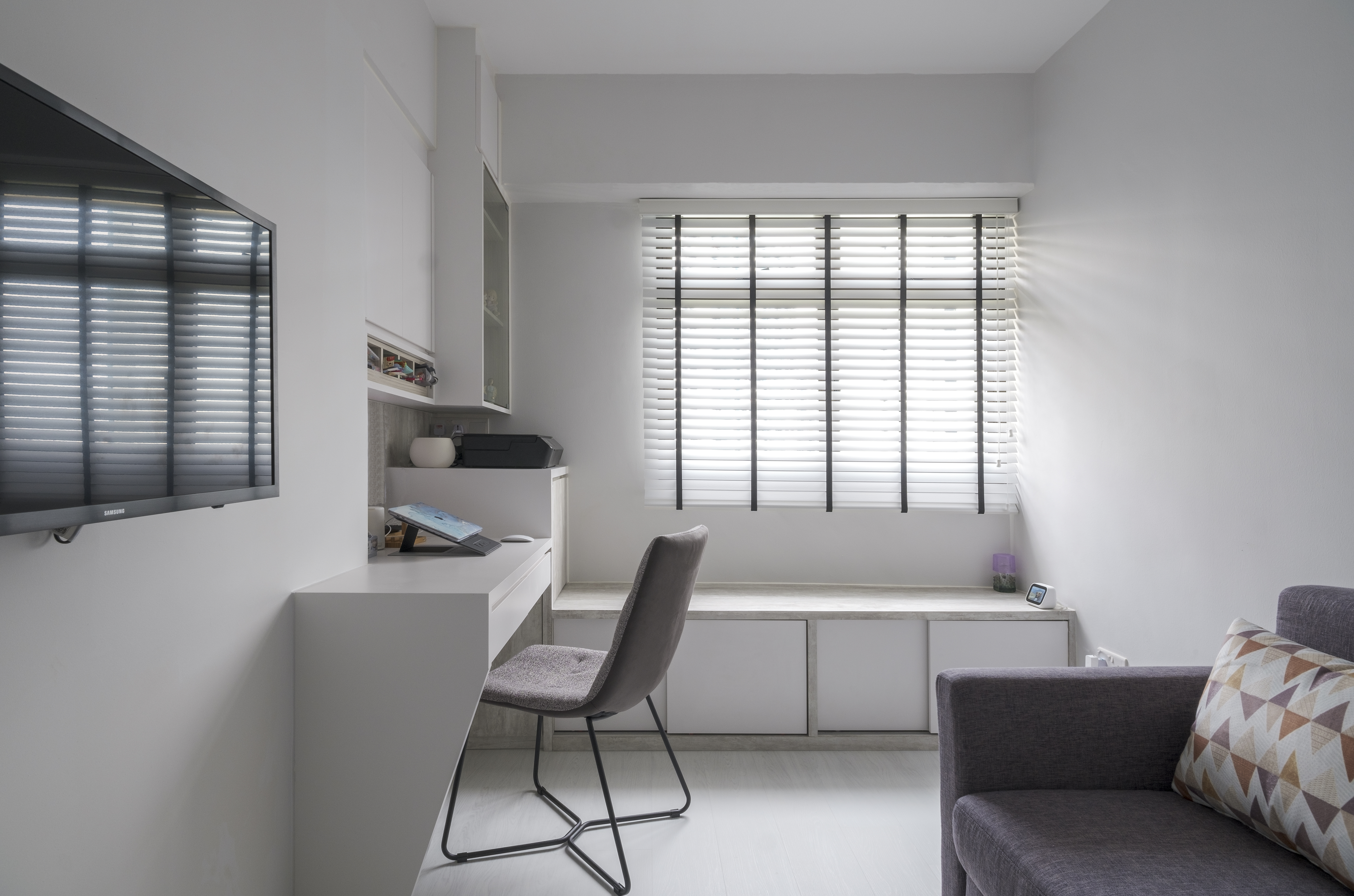 Industrial, Minimalist Design - Study Room - HDB 3 Room - Design by Starry Homestead Pte Ltd