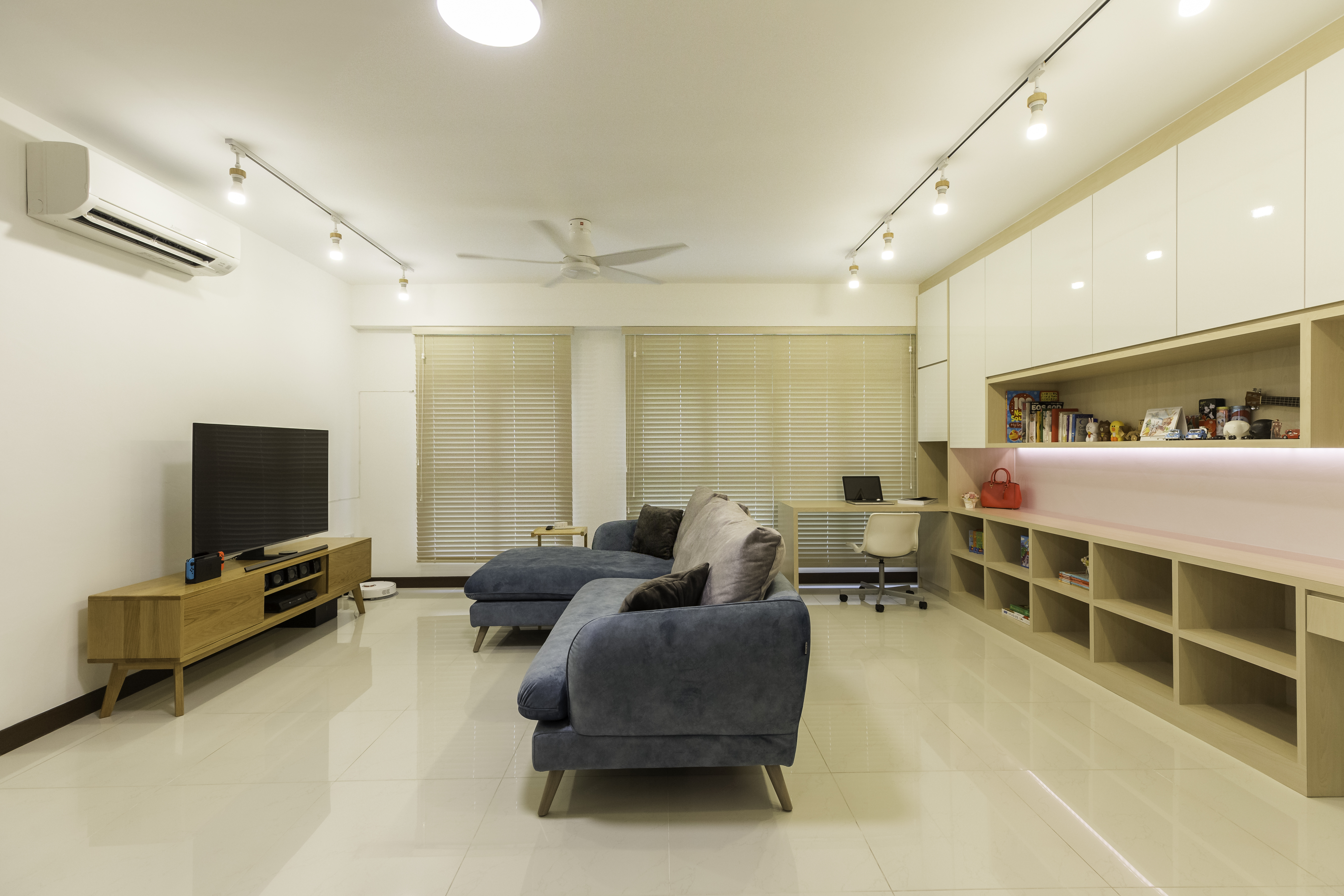 Scandinavian Design - Living Room - HDB 5 Room - Design by Starry Homestead Pte Ltd