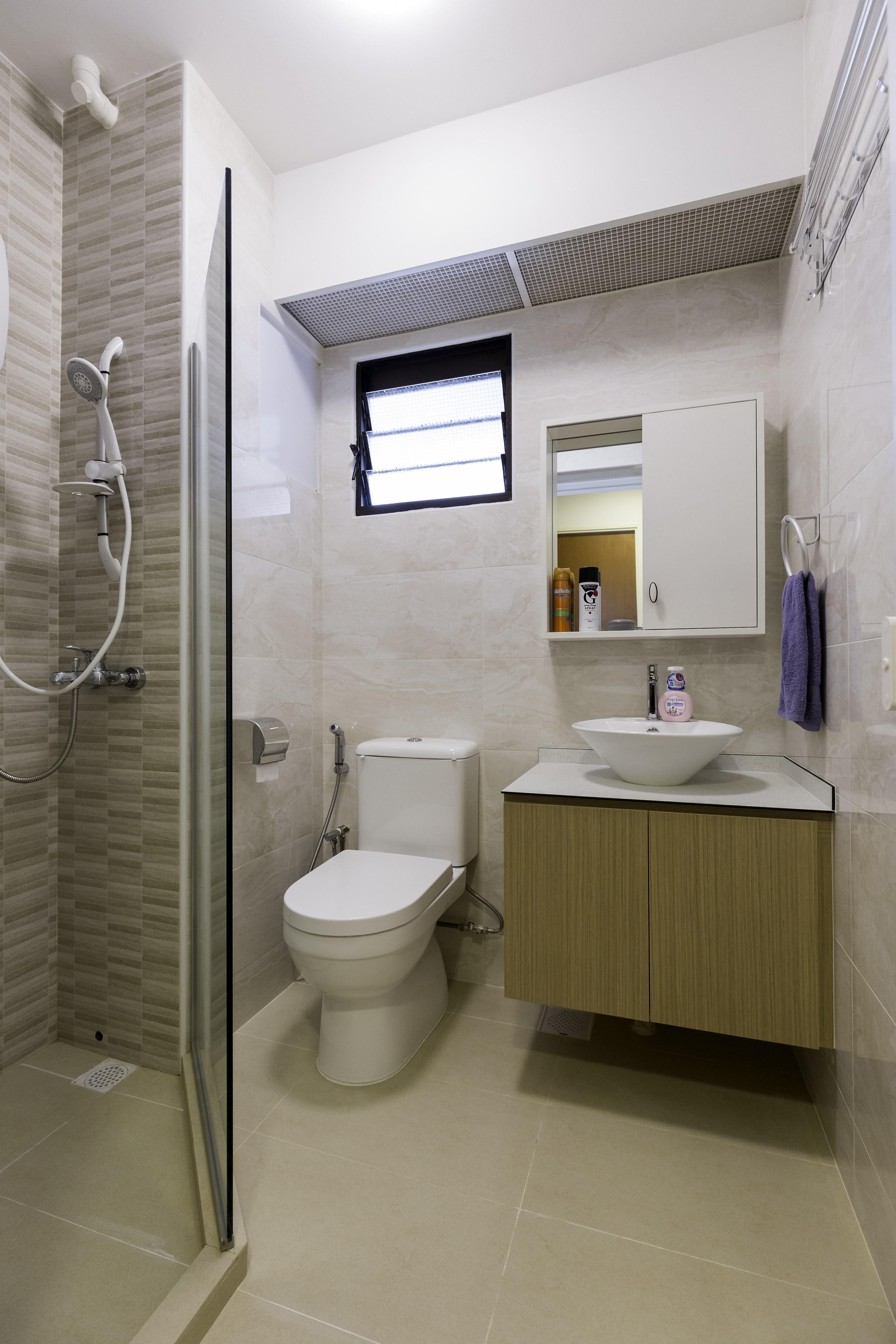 Scandinavian Design - Bathroom - HDB 3 Room - Design by Starry Homestead Pte Ltd