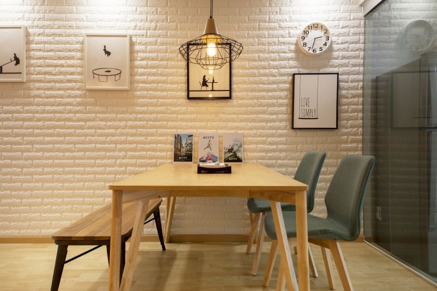 Scandinavian Design - Dining Room - HDB 3 Room - Design by Starry Homestead Pte Ltd