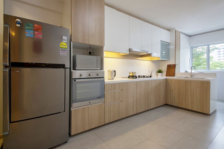 Scandinavian Design - Kitchen - HDB 3 Room - Design by Starry Homestead Pte Ltd