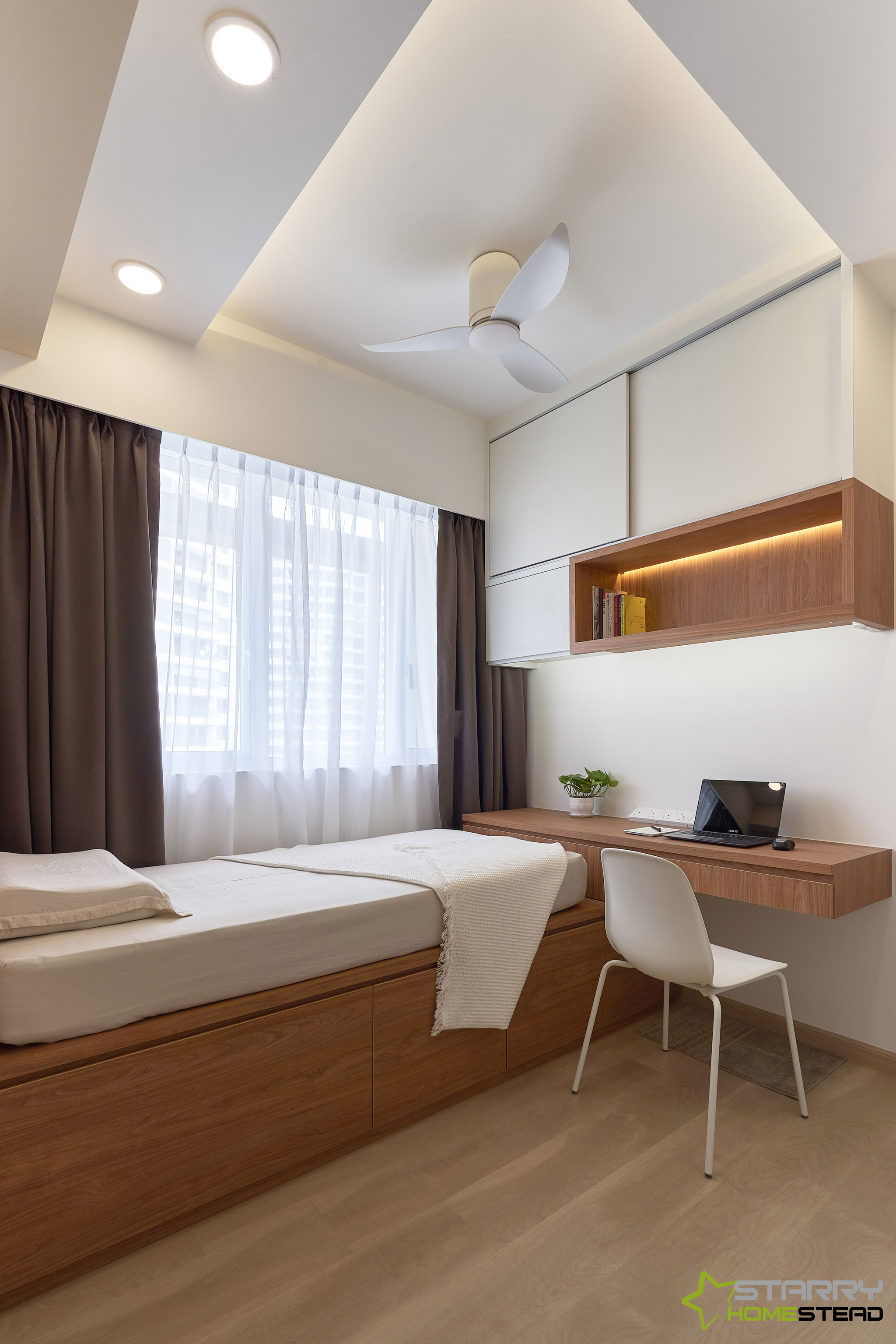 Modern, Scandinavian Design - Bedroom - Condominium - Design by Starry Homestead Pte Ltd