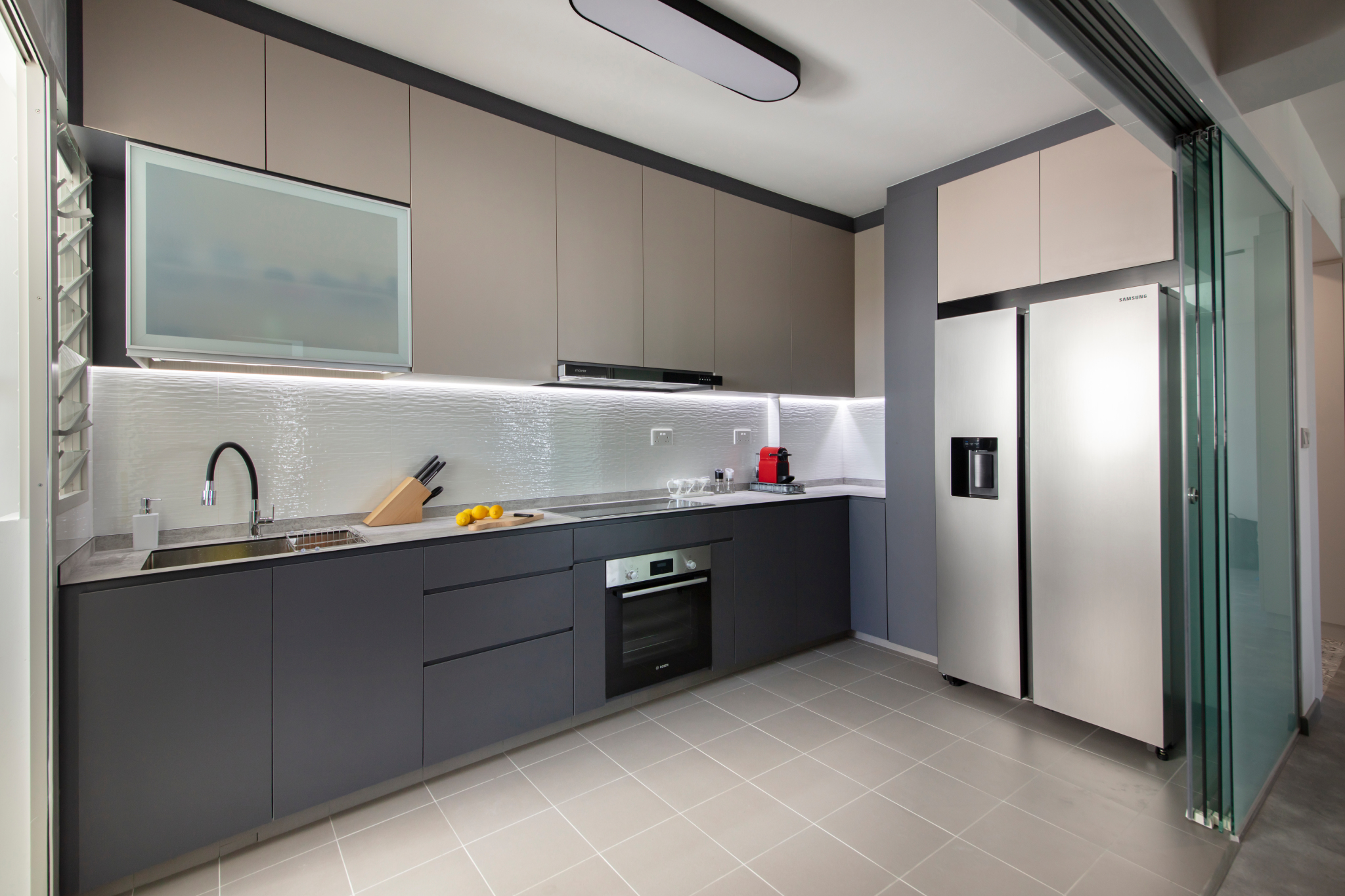 Industrial, Modern Design - Kitchen - HDB 5 Room - Design by Starry Homestead Pte Ltd