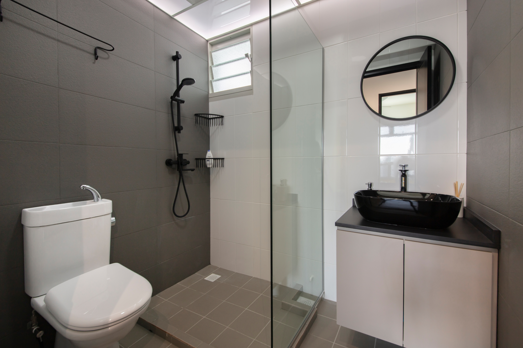 Industrial, Modern Design - Bathroom - HDB 5 Room - Design by Starry Homestead Pte Ltd