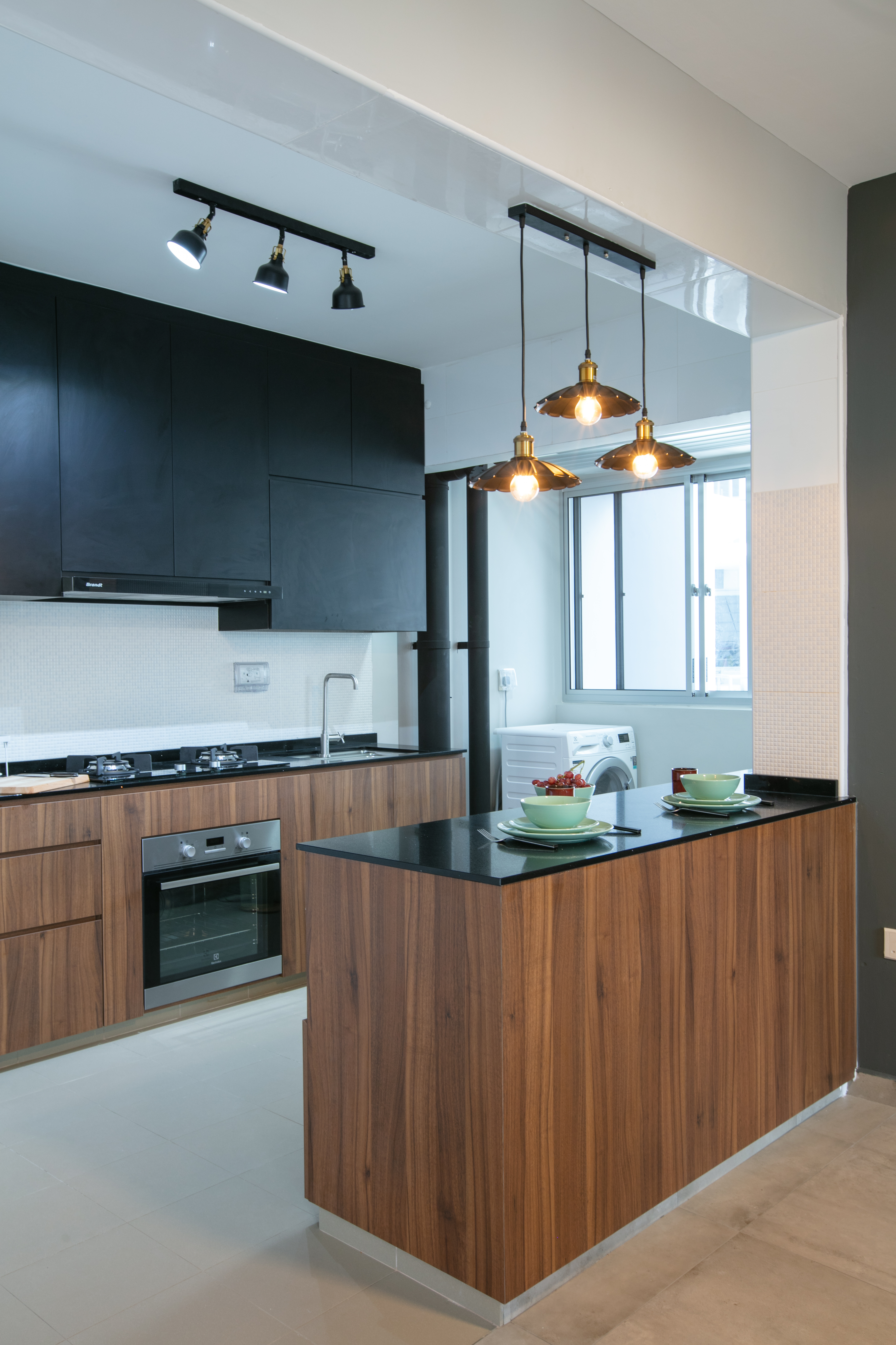 Industrial Design - Dining Room - HDB 4 Room - Design by Starry Homestead Pte Ltd