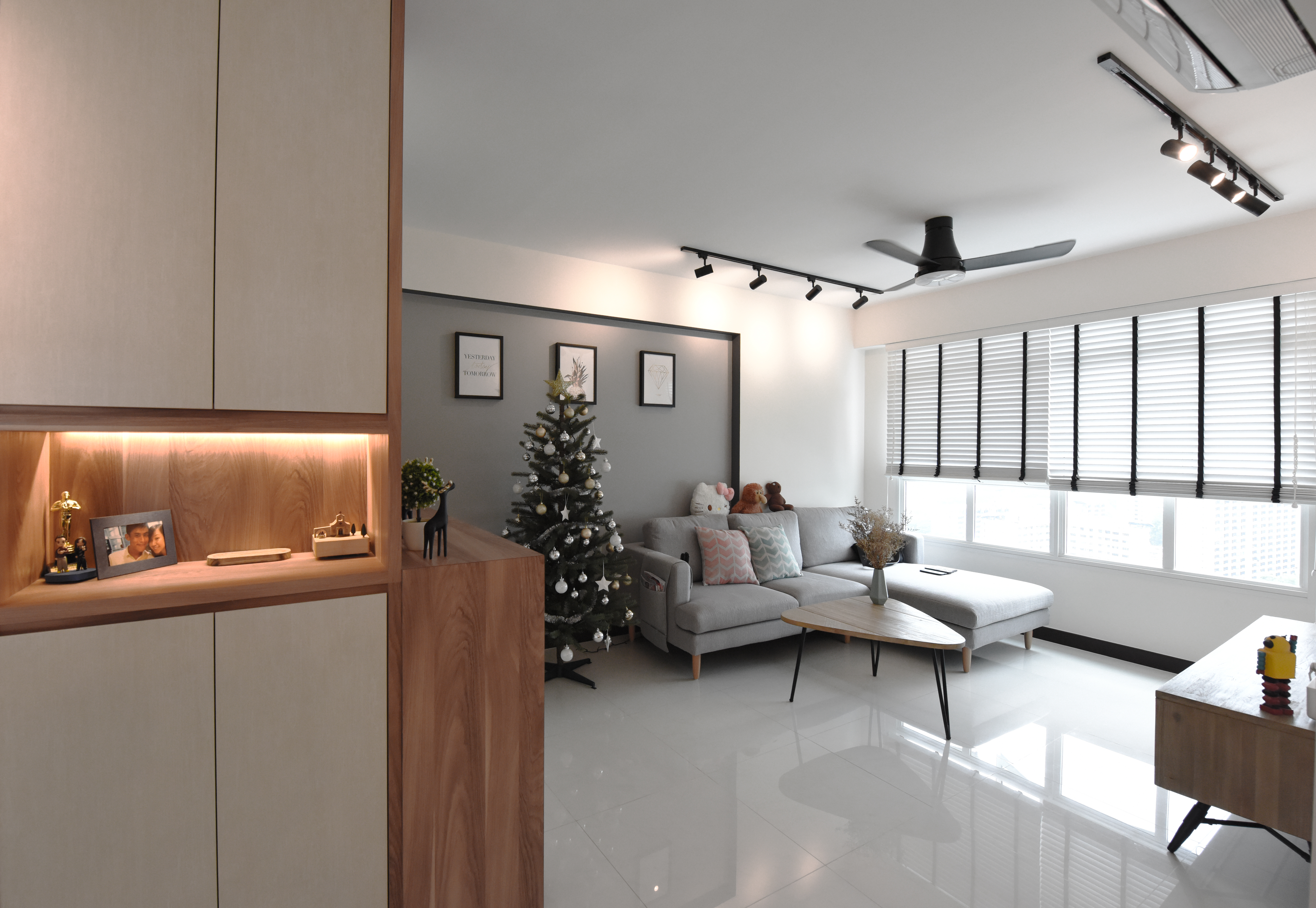 Scandinavian Design - Living Room - HDB 4 Room - Design by Starry Homestead Pte Ltd