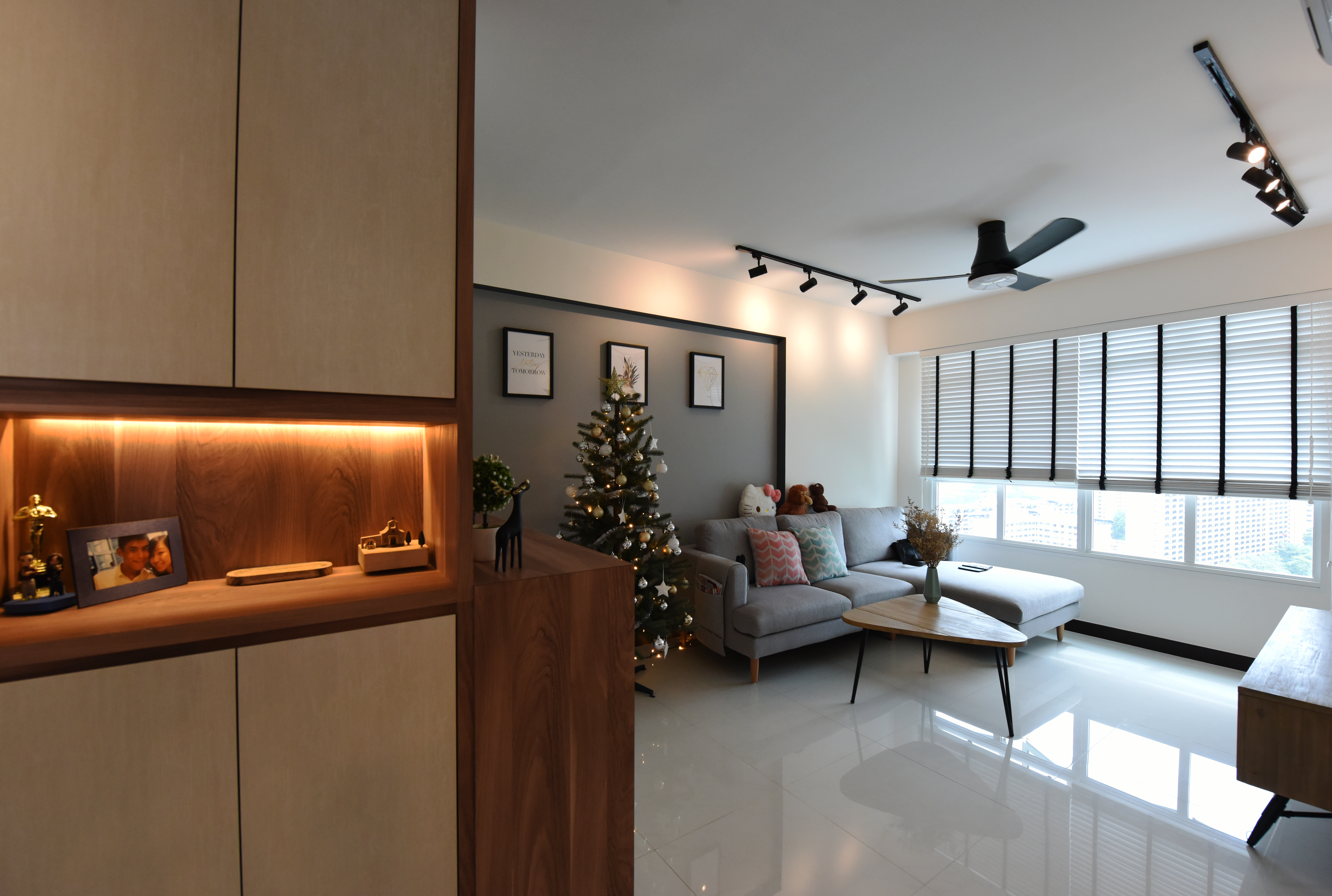 Scandinavian Design - Living Room - HDB 4 Room - Design by Starry Homestead Pte Ltd